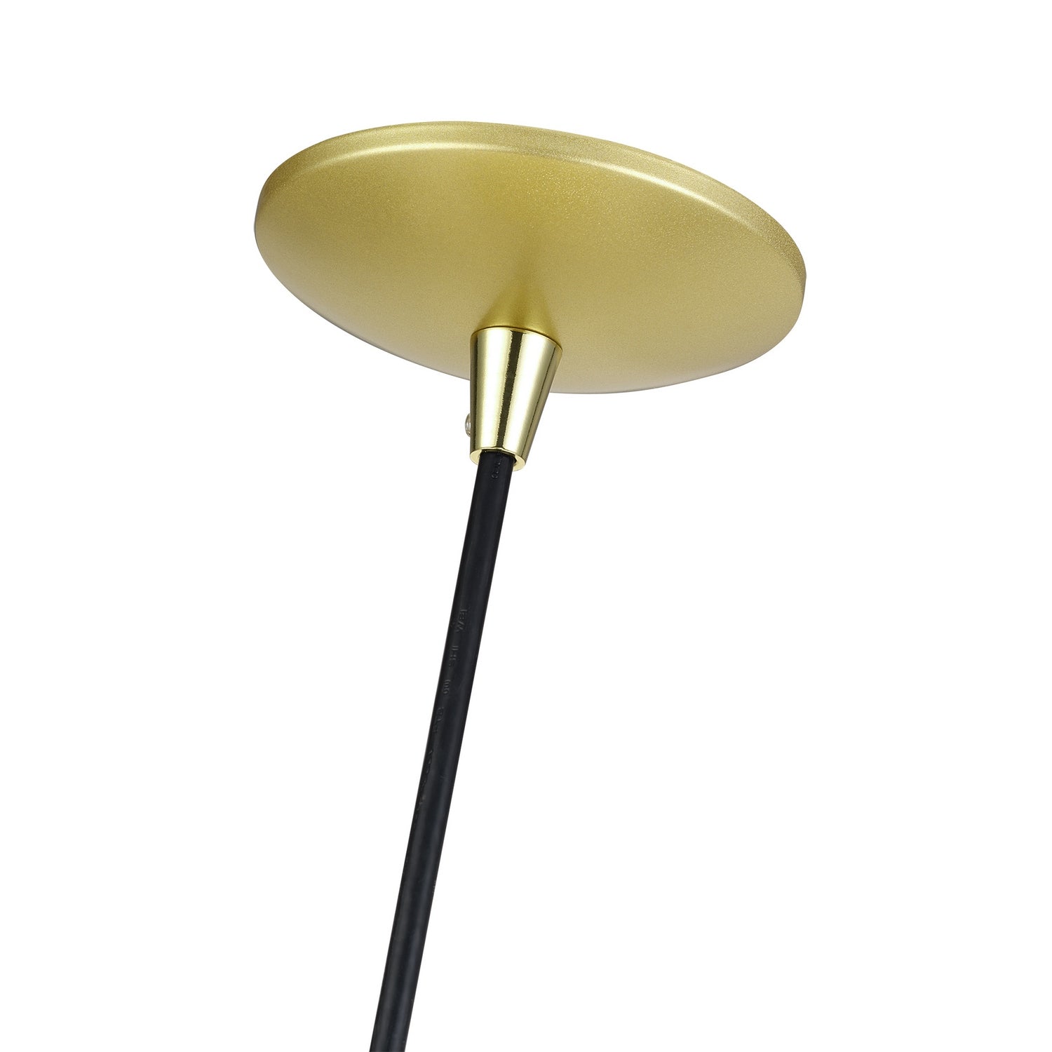 Livex Lighting - 51516-33 - Three Light Pendant - Domma - Soft Gold w/Polished Brass