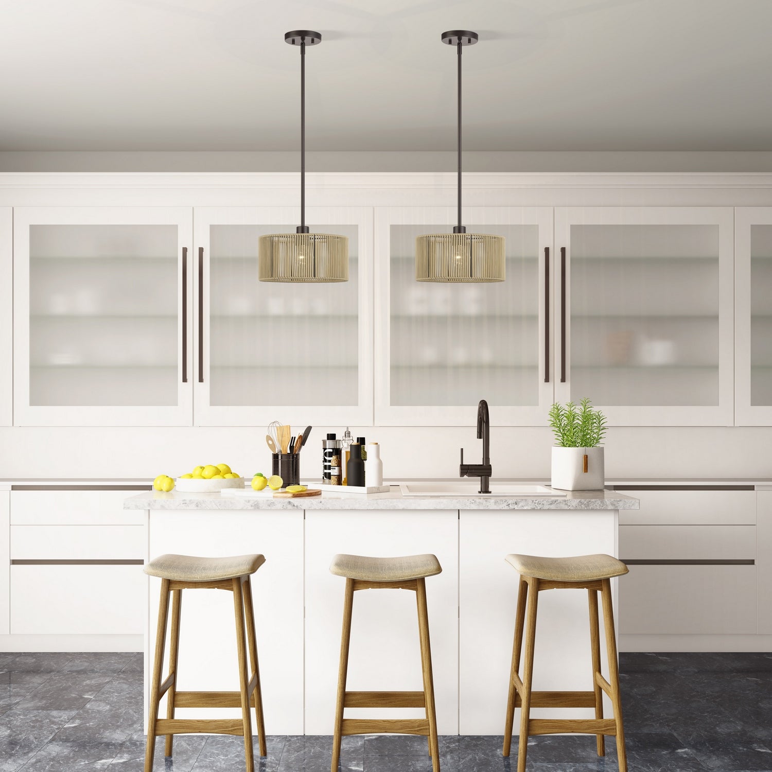 Livex Lighting - 53152-92 - One Light Pendant - Acordia - English Bronze
