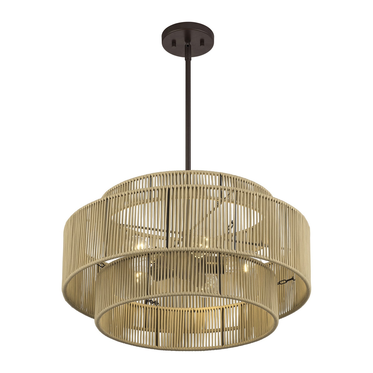 Livex Lighting - 53155-92 - Five Light Chandelier - Acordia - English Bronze