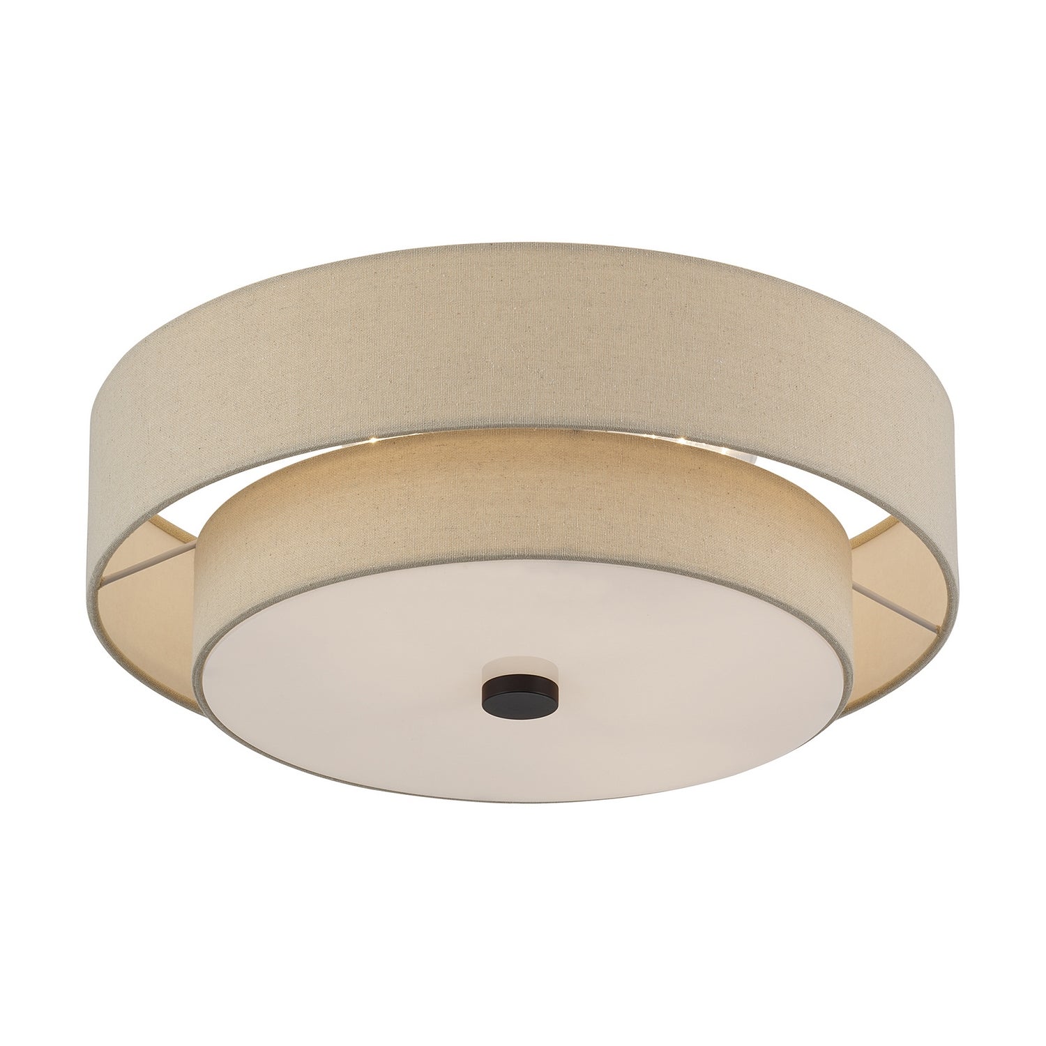 Livex Lighting - 58855-07 - Four Light Semi-Flush Mount - Bellingham - Bronze
