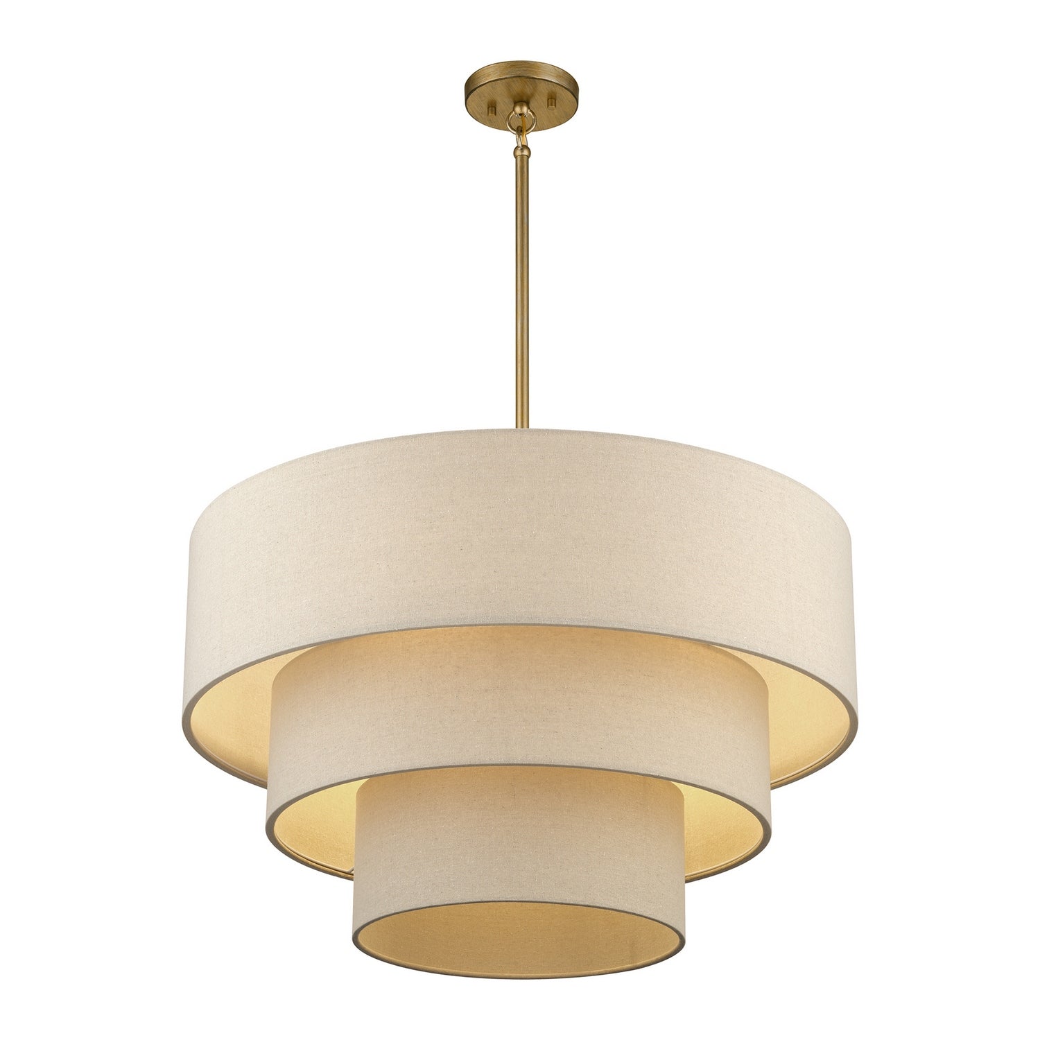 Livex Lighting - 58878-48 - Five Light Chandelier - Bellingham - Antique Gold Leaf
