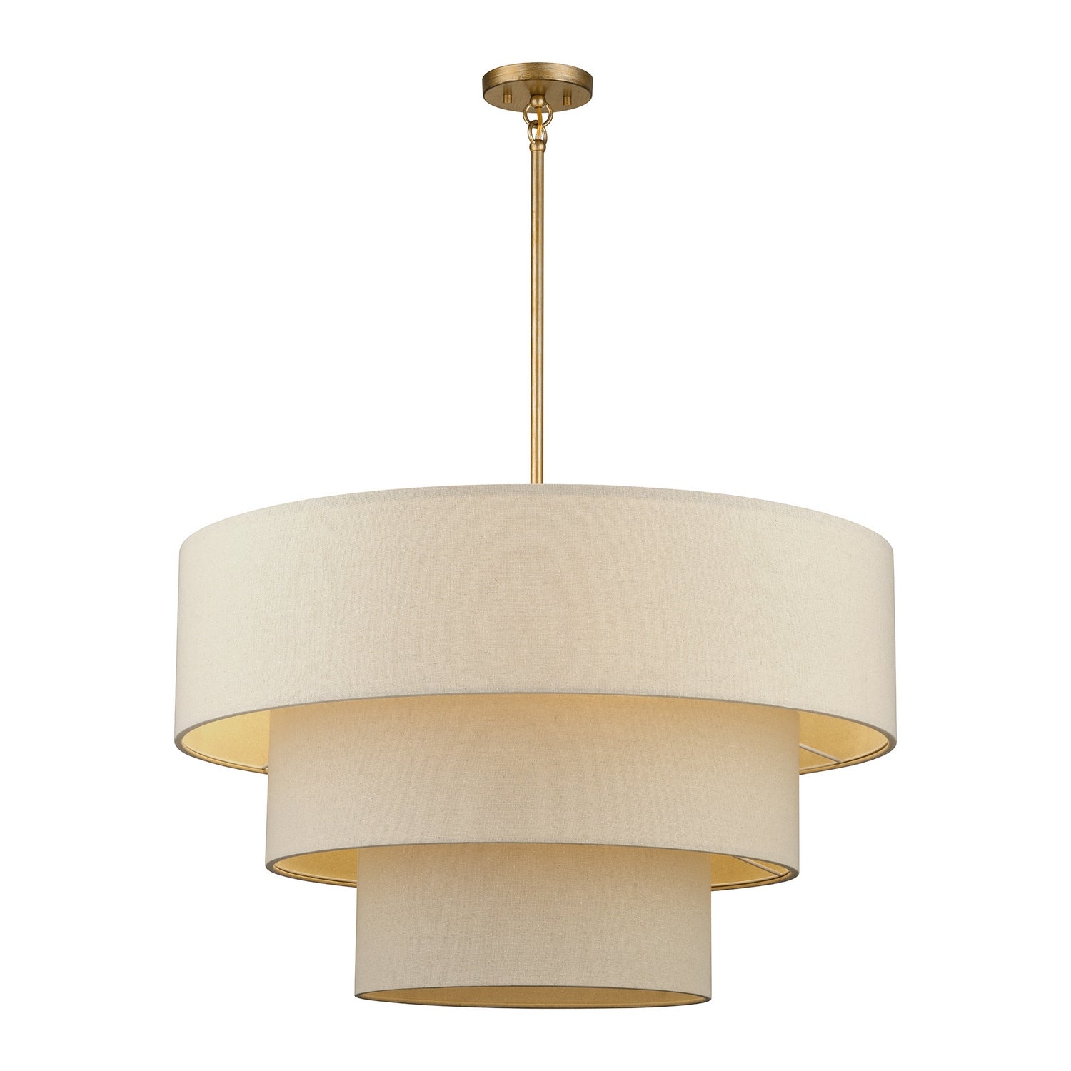 Livex Lighting - 58879-48 - Eight Light Chandelier - Bellingham - Antique Gold Leaf