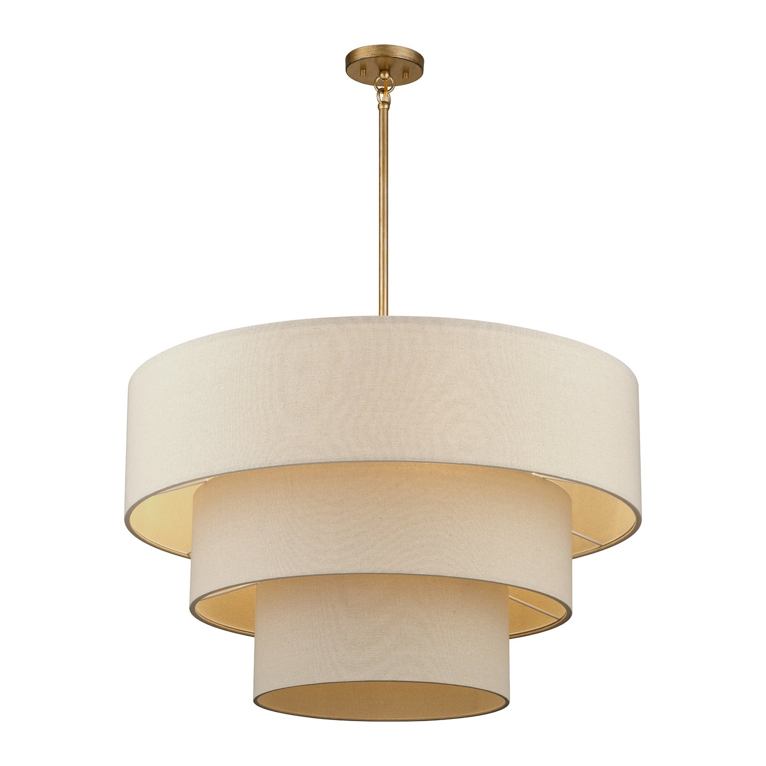 Livex Lighting - 58879-48 - Eight Light Chandelier - Bellingham - Antique Gold Leaf