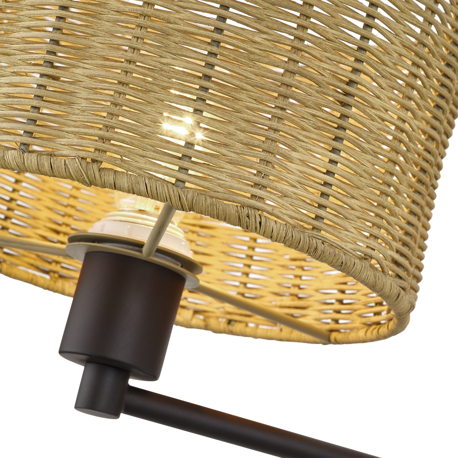 Livex Lighting - 60034-07 - One Light Swing Arm Wall Lamp - Weavington - Bronze