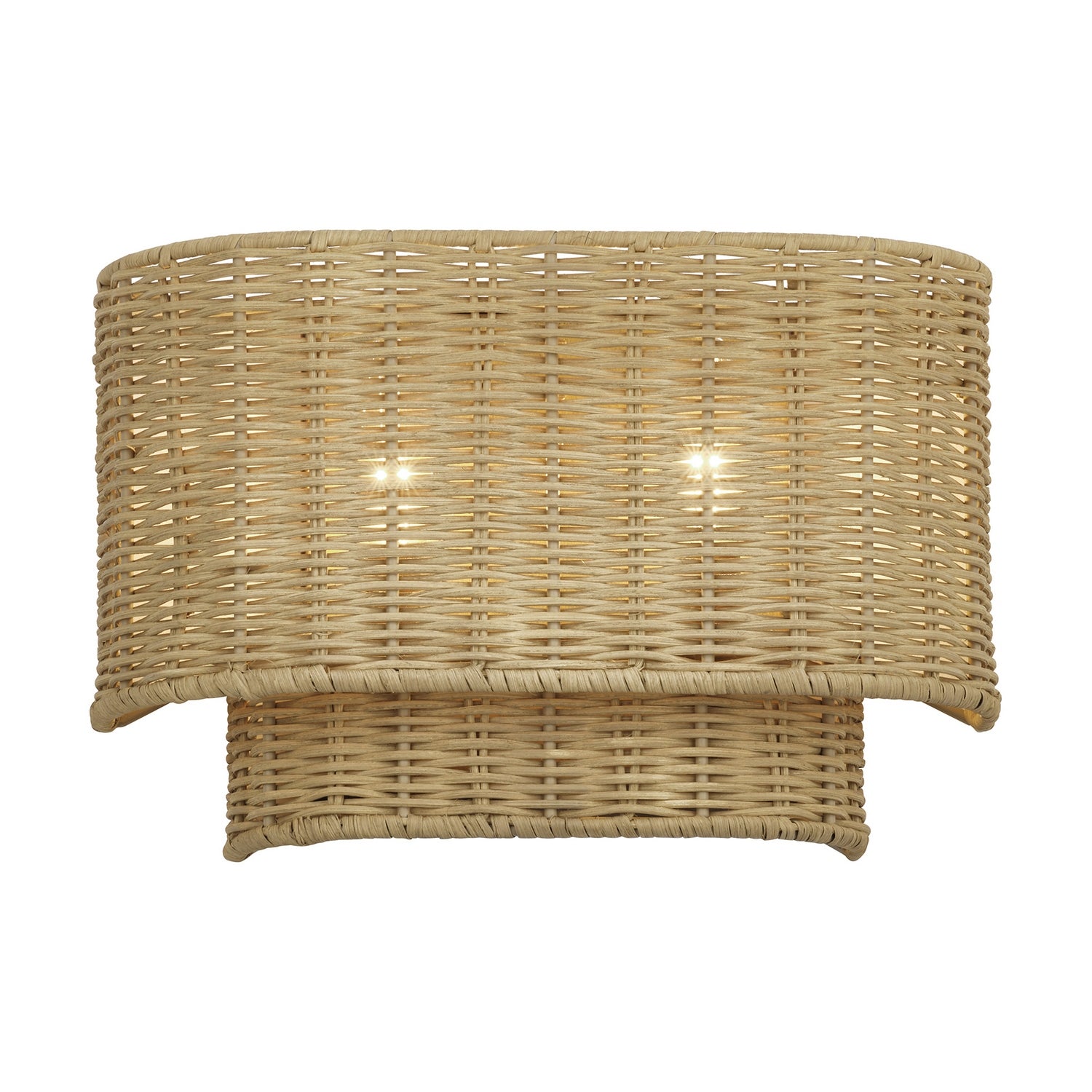 Livex Lighting - 60037-48 - Two Light Wall Sconce - Weavington - Antique Gold Leaf