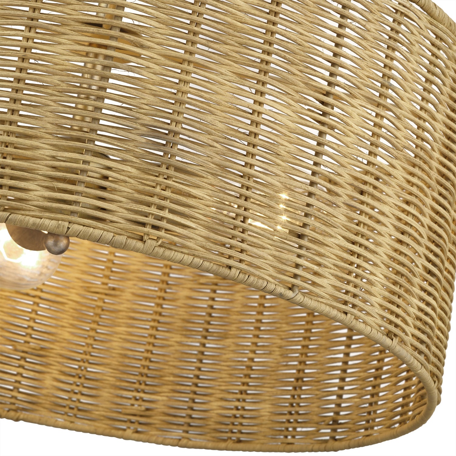 Livex Lighting - 60043-48 - Three Light Chandelier - Weavington - Antique Gold Leaf