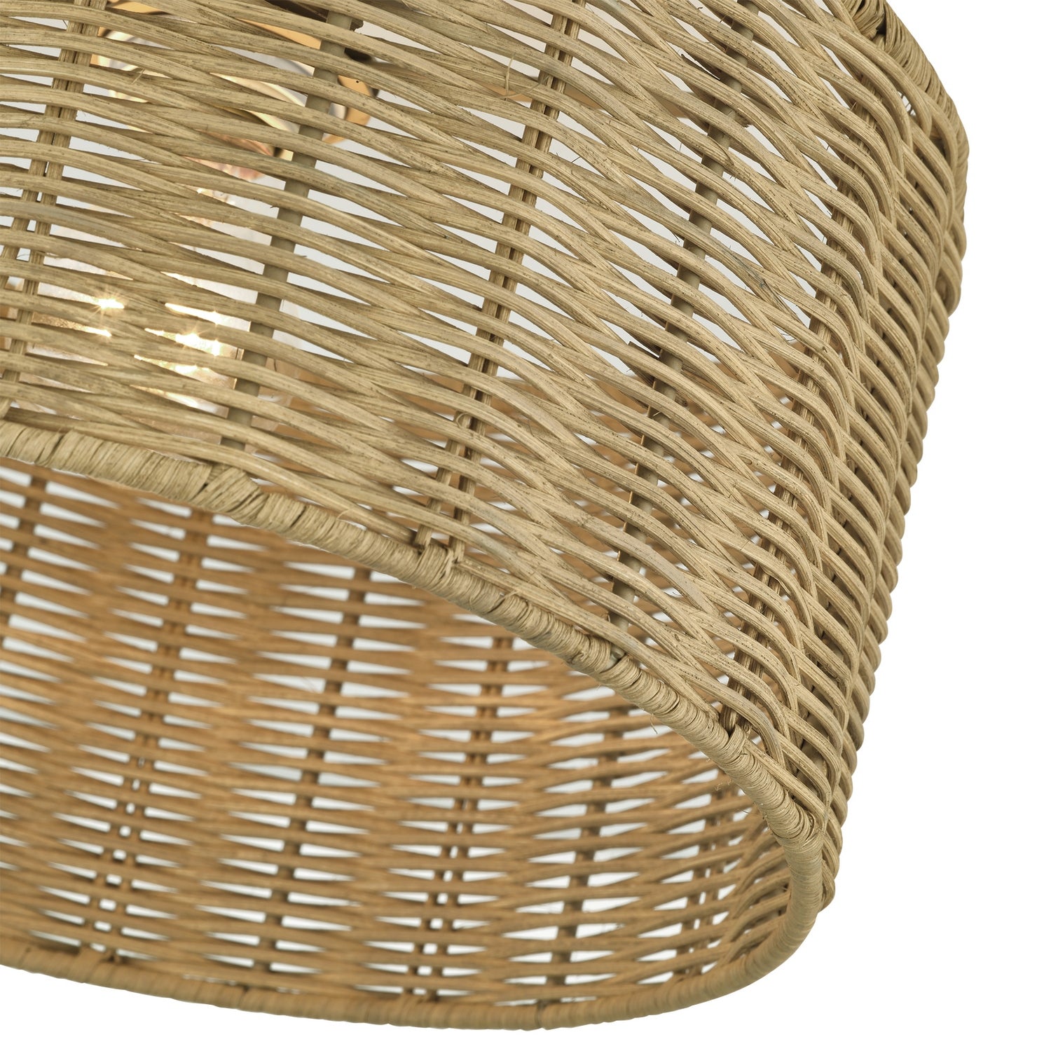 Livex Lighting - 60045-48 - One Light Semi-Flush Mount - Weavington - Antique Gold Leaf
