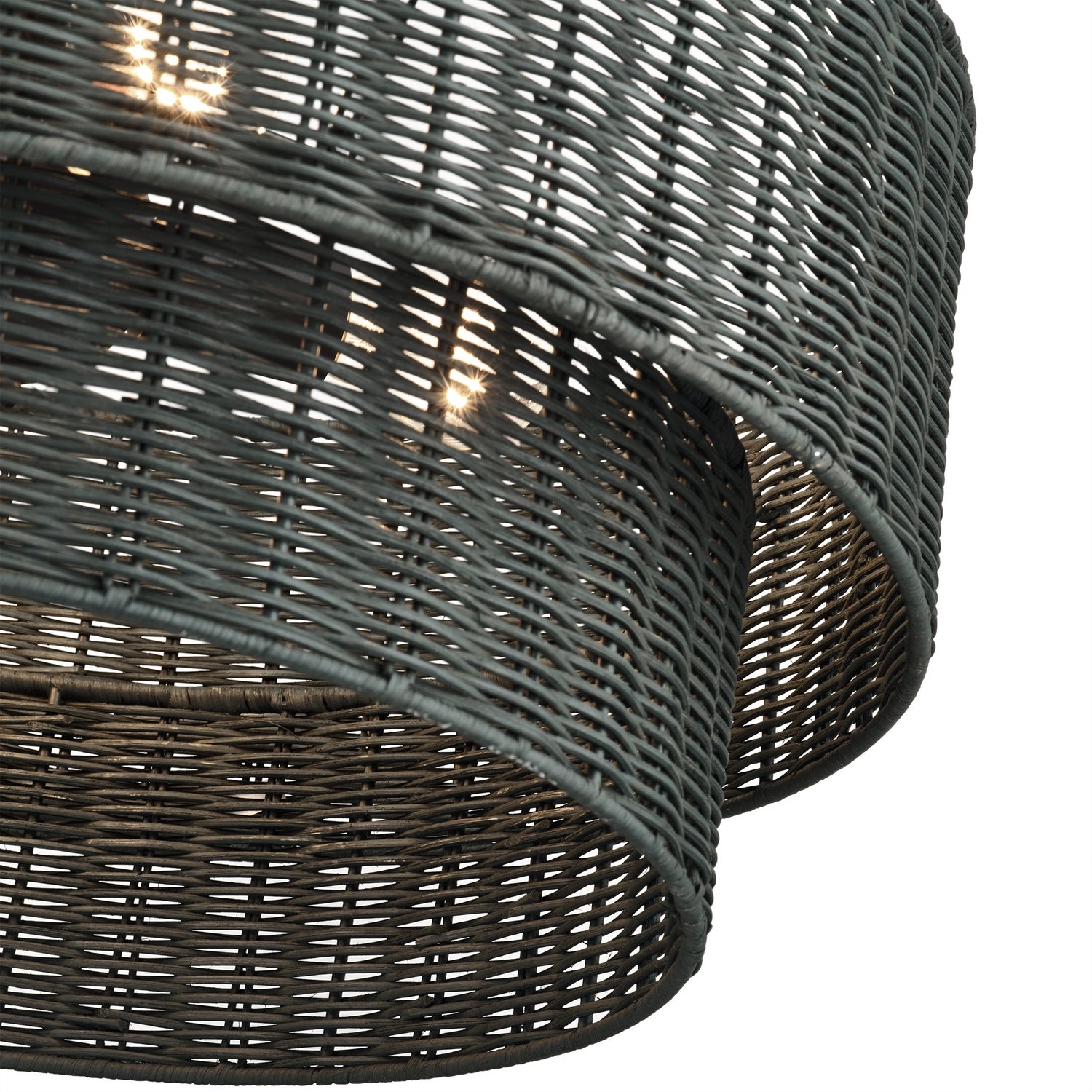 Livex Lighting - 60115-04 - Four Light Chandelier - Weavington - Black
