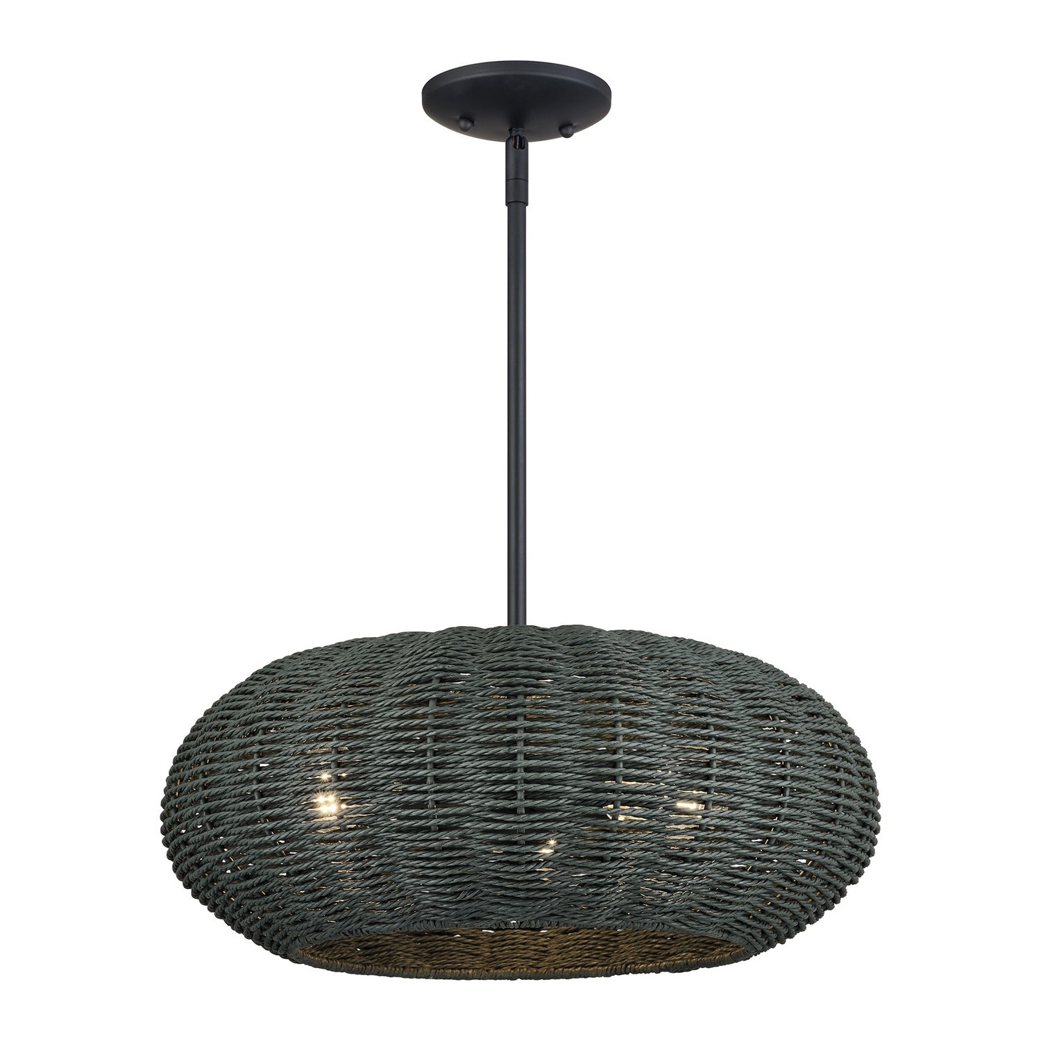 Livex Lighting - 60154-04 - Three Light Chandelier - Deluna - Black