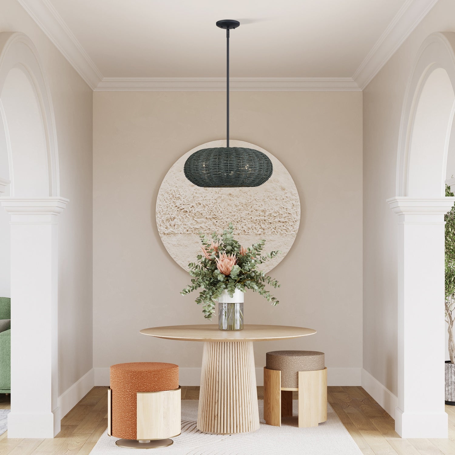 Livex Lighting - 60154-04 - Three Light Chandelier - Deluna - Black