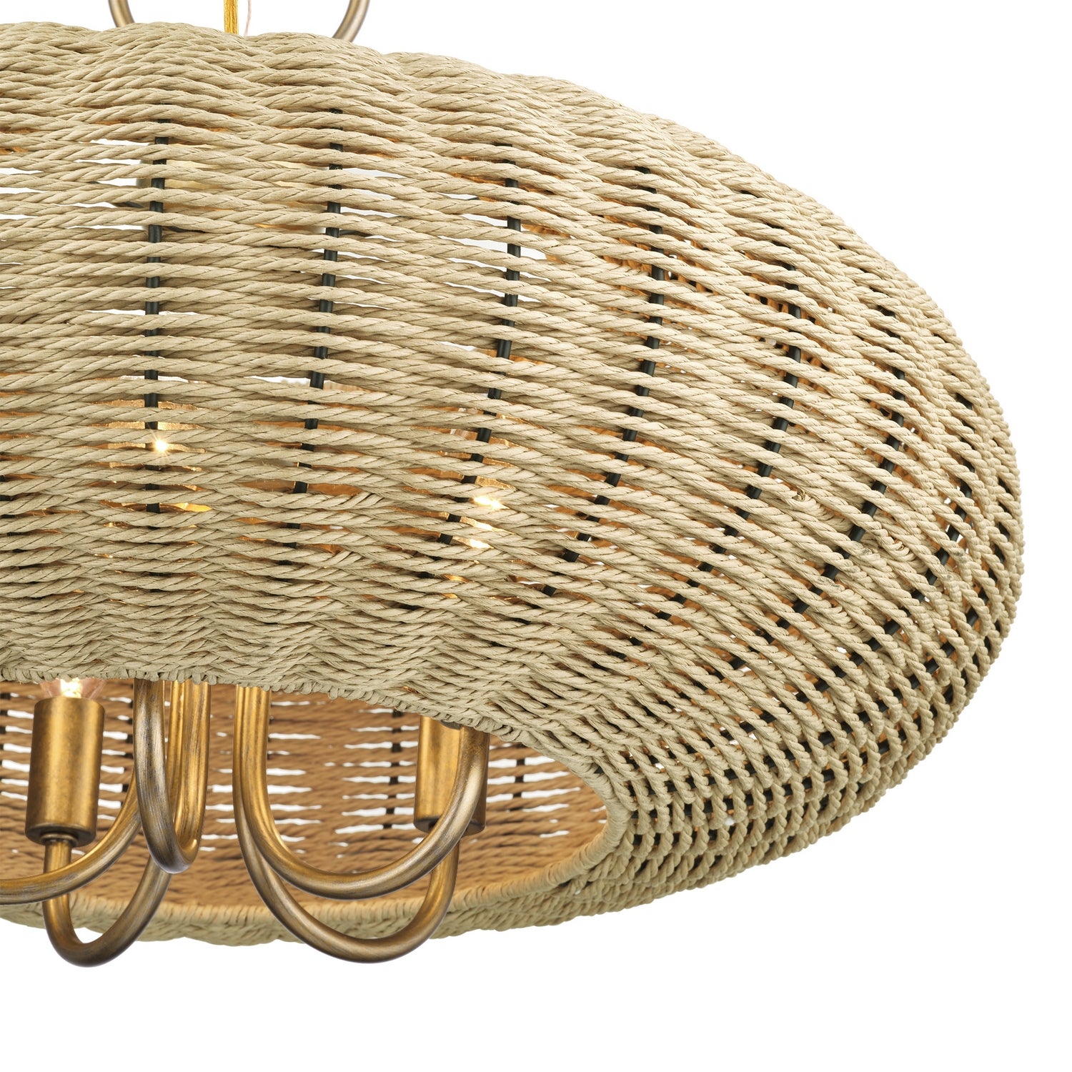 Livex Lighting - 60205-48 - Five Light Chandelier - Summervine - Antique Gold Leaf