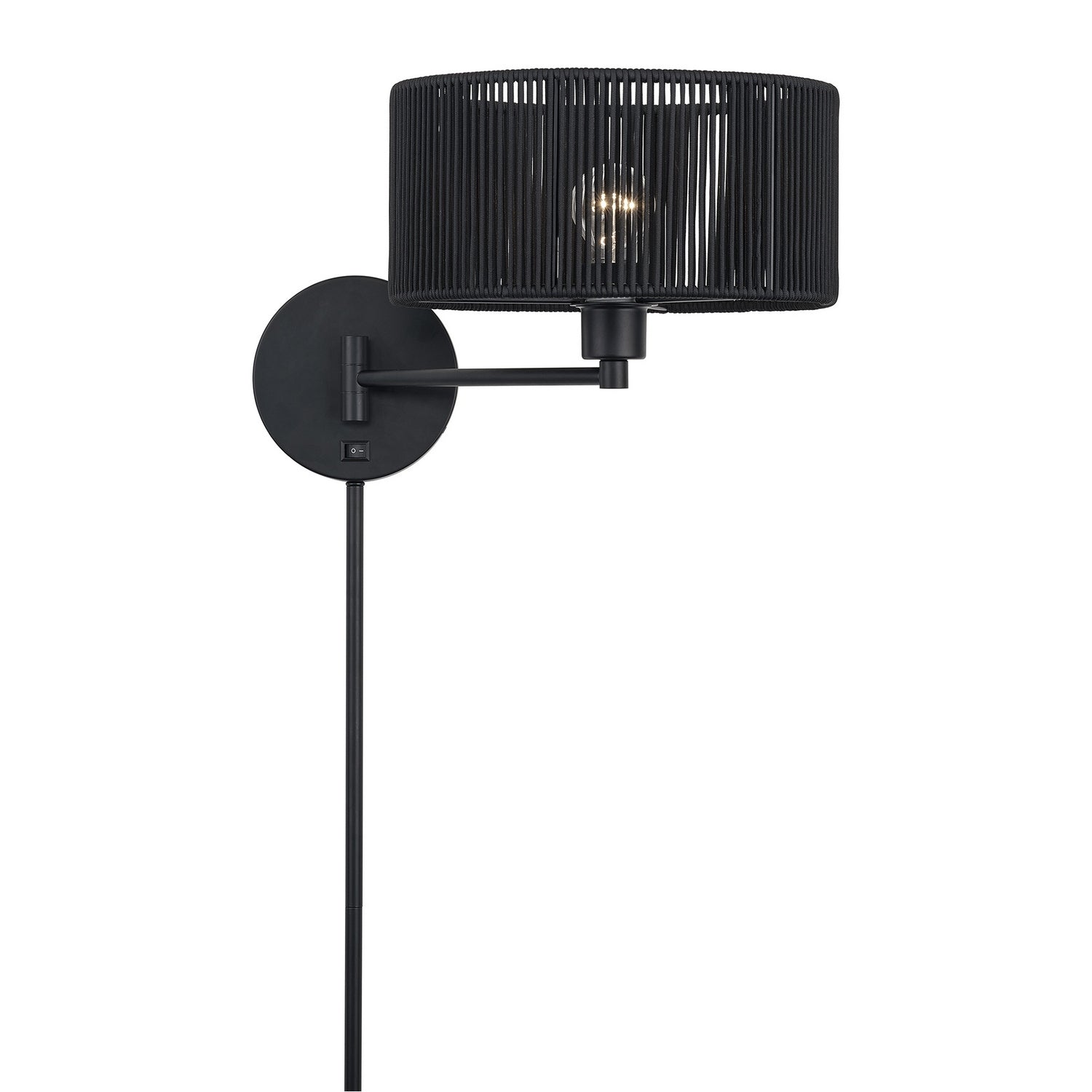 Livex Lighting - 60237-04 - One Light Swing Arm Wall Lamp - Acordia - Black