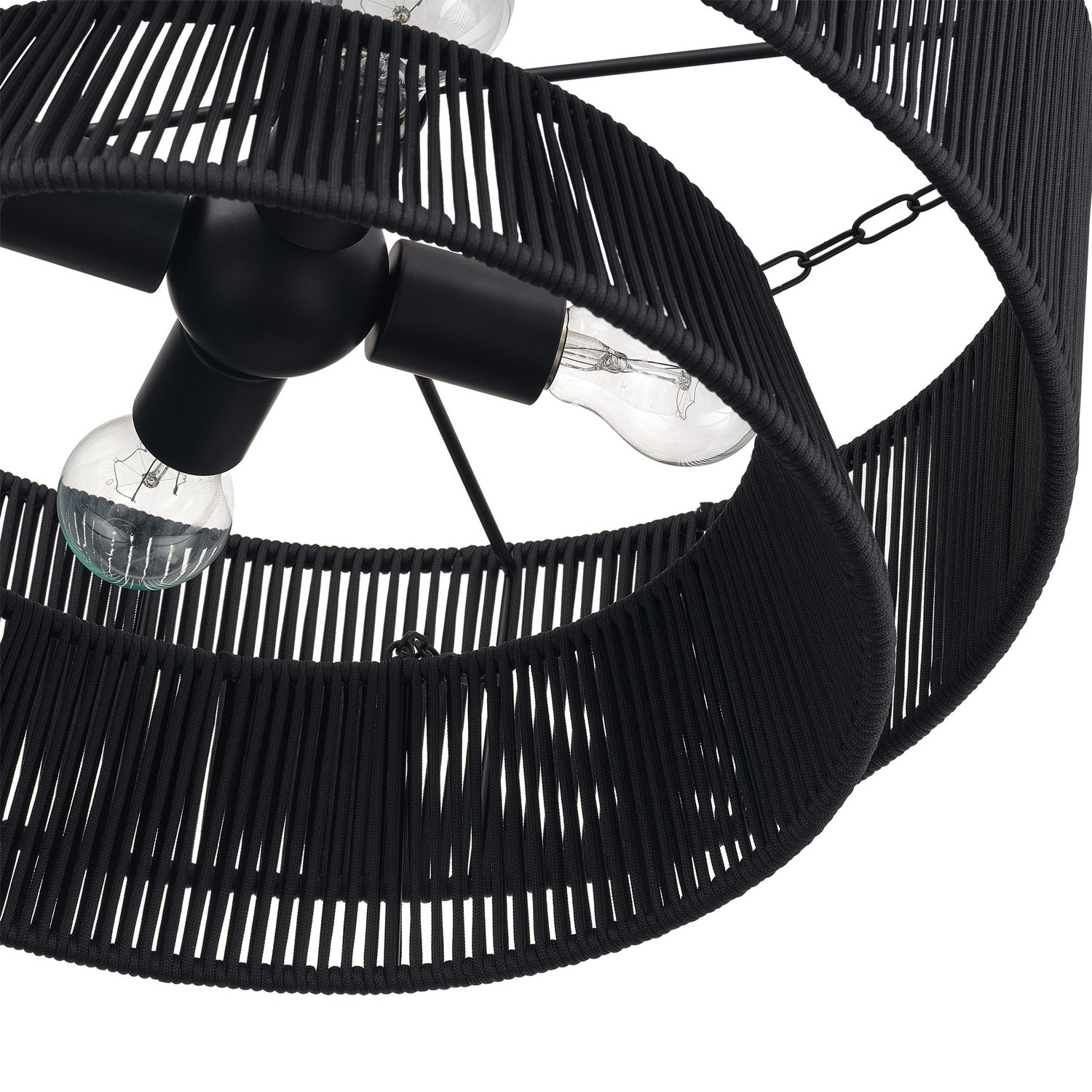 Livex Lighting - 60254-04 - Four Light Chandelier - Florell - Black