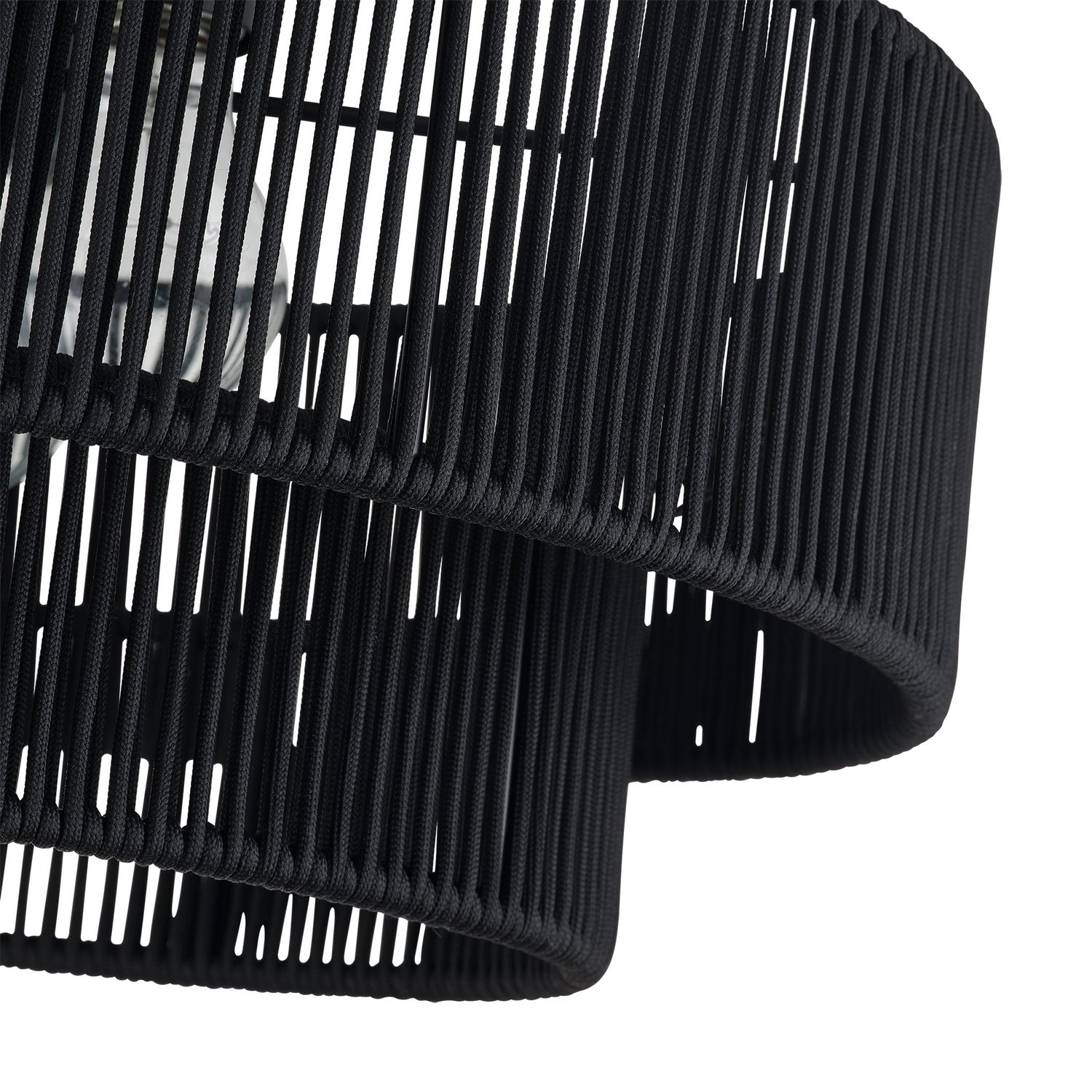 Livex Lighting - 60267-04 - Three Light Semi-Flush Mount - Acordia - Black