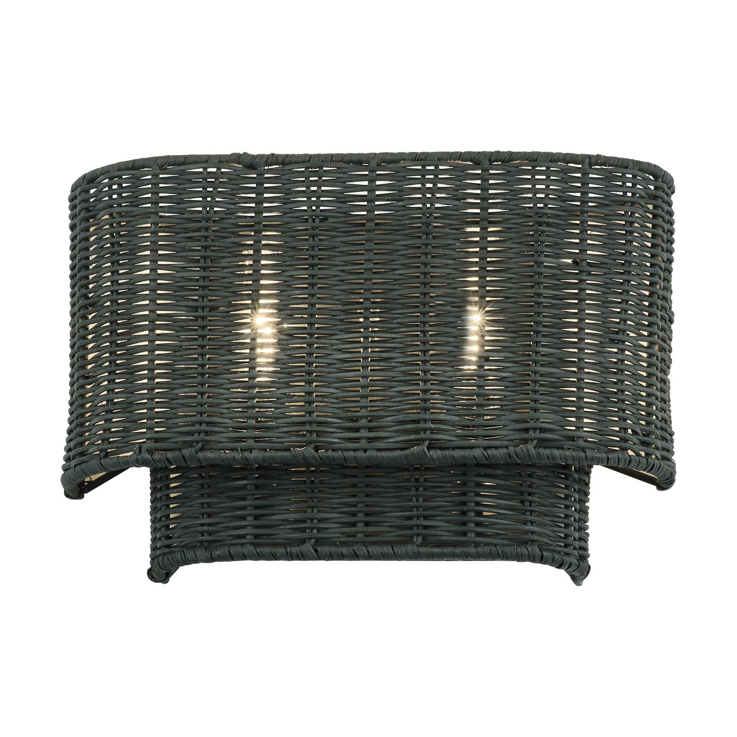Livex Lighting - 60431-91 - Two Light Wall Sconce - Weavington - Brushed Nickel