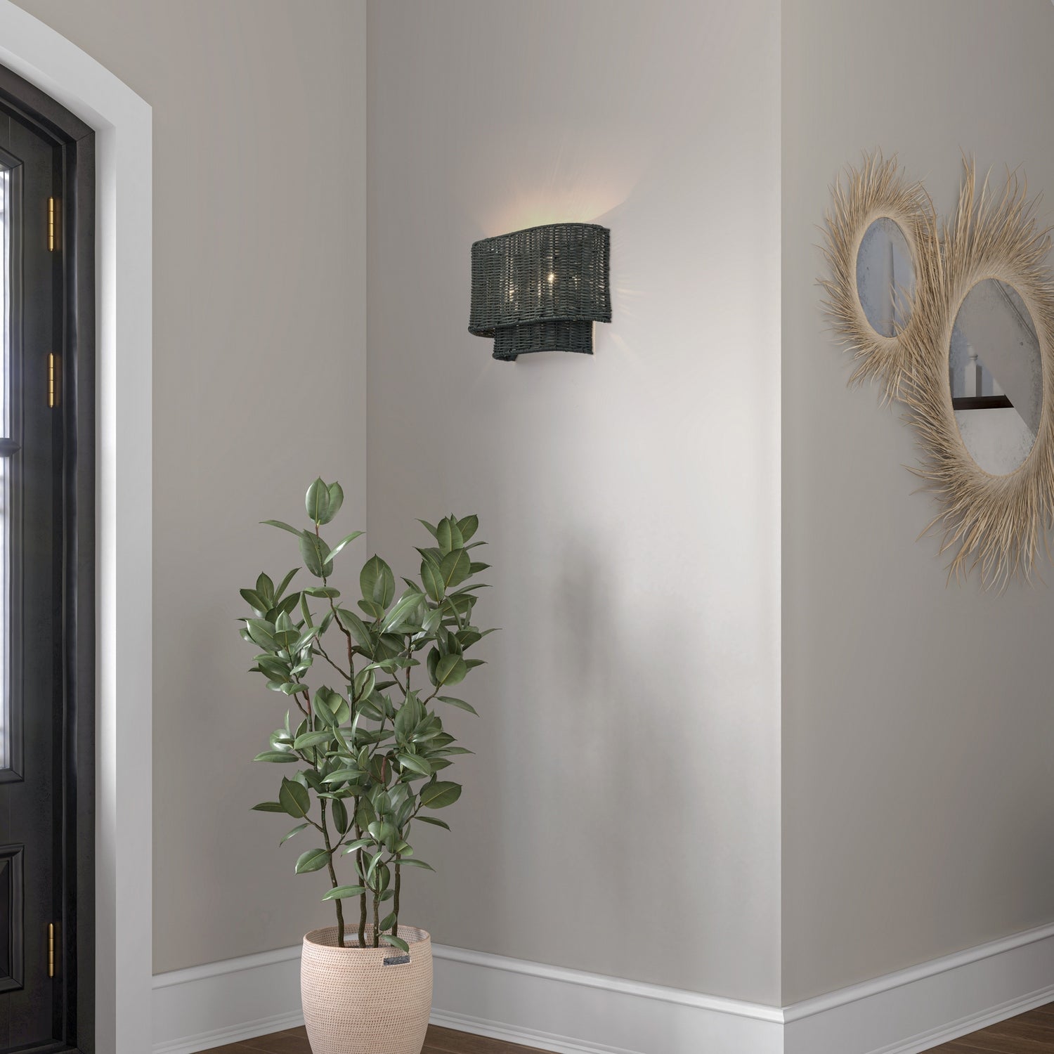 Livex Lighting - 60431-91 - Two Light Wall Sconce - Weavington - Brushed Nickel
