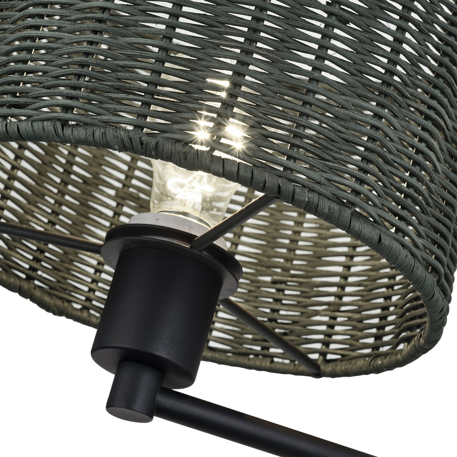 Livex Lighting - 60439-04 - One Light Swing Arm Wall Lamp - Weavington - Black