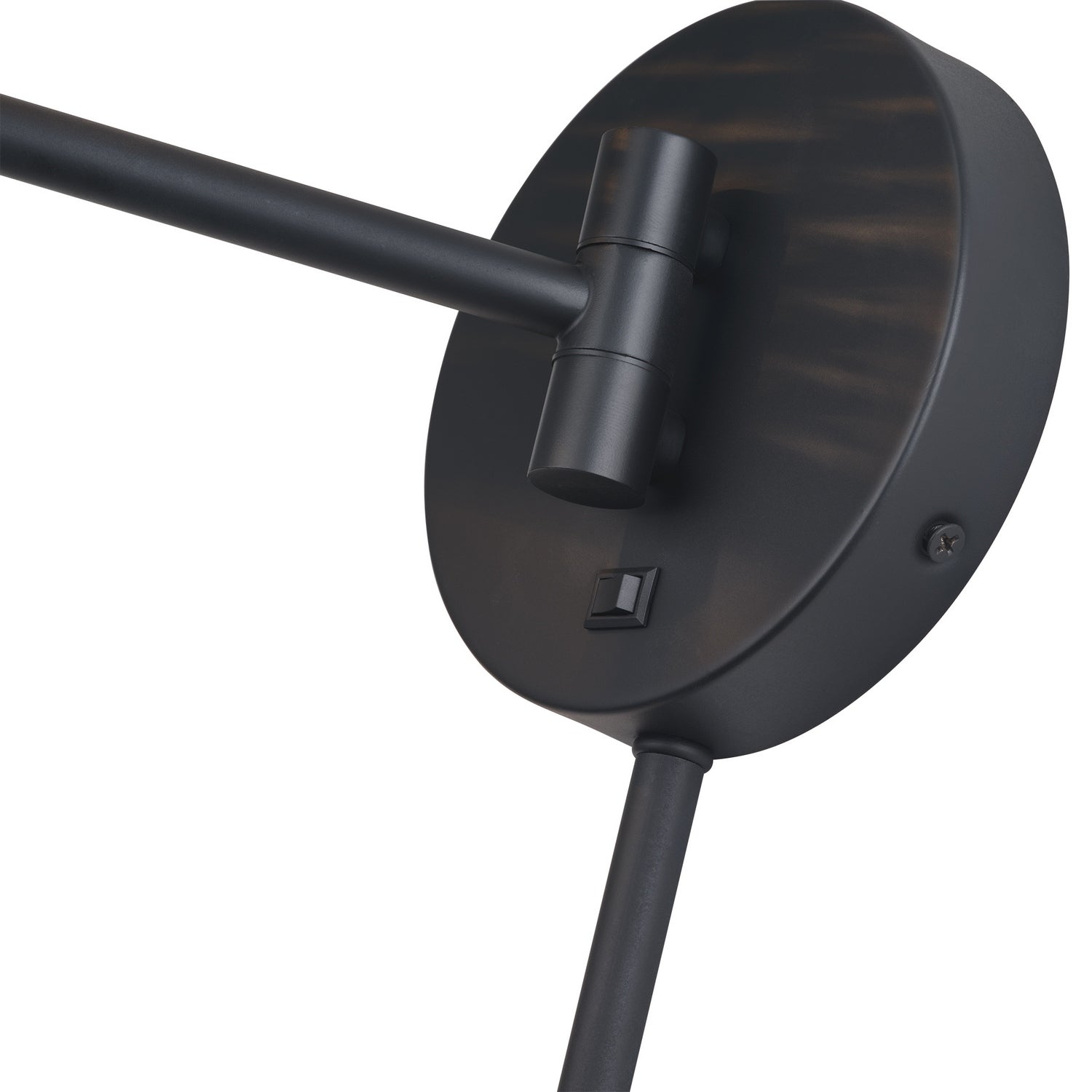 Livex Lighting - 60439-04 - One Light Swing Arm Wall Lamp - Weavington - Black