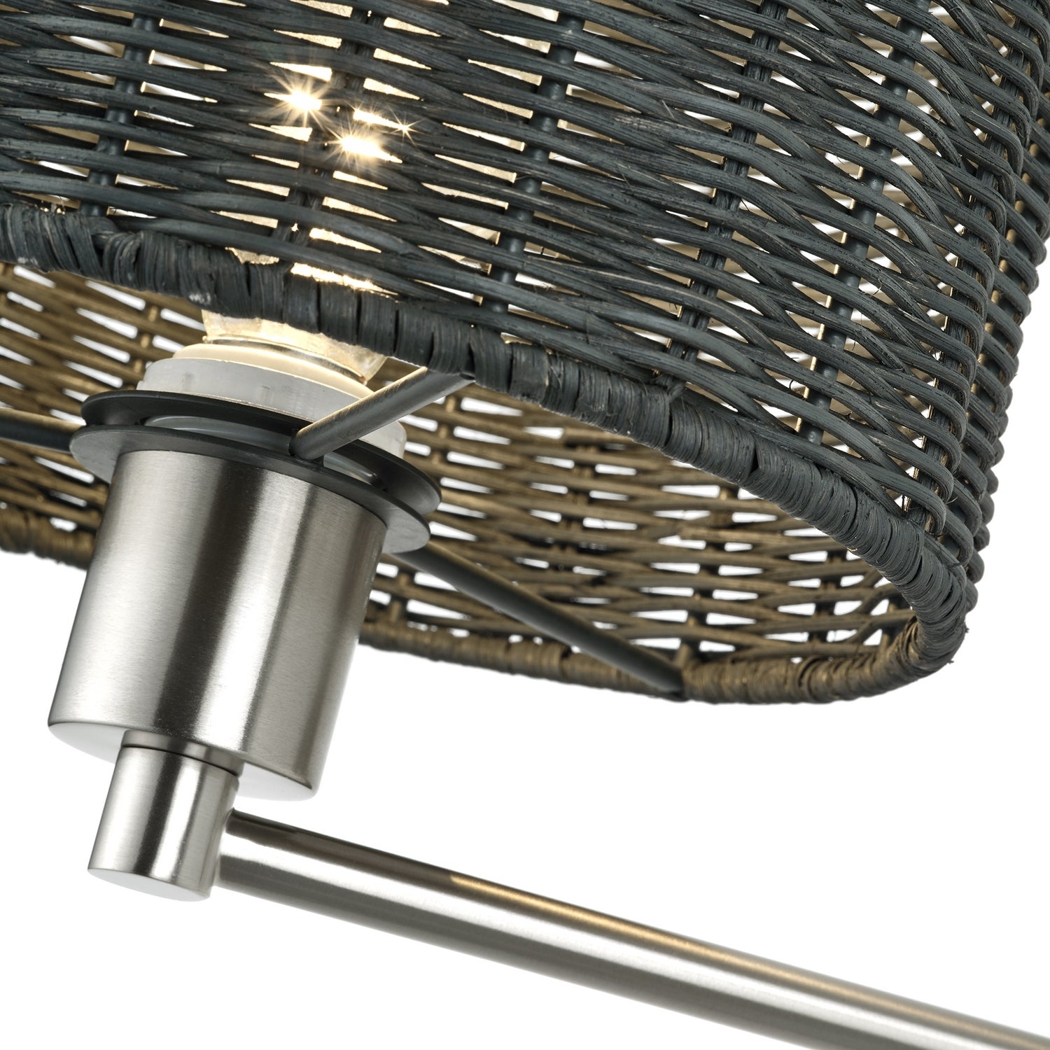 Livex Lighting - 60439-91 - One Light Swing Arm Wall Lamp - Weavington - Brushed Nickel