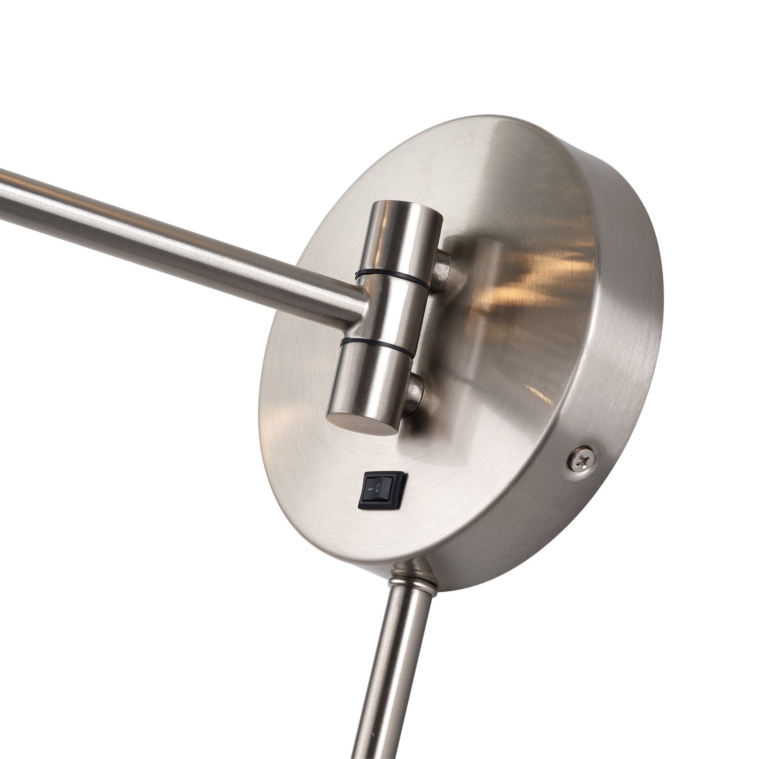 Livex Lighting - 60439-91 - One Light Swing Arm Wall Lamp - Weavington - Brushed Nickel