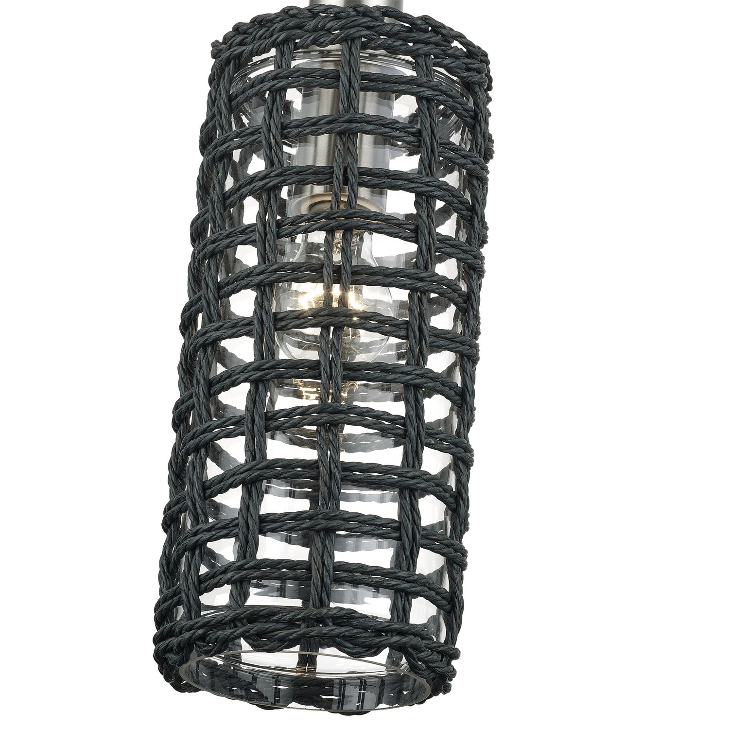 Livex Lighting - 60451-91 - One Light Mini Pendant - Twinewell - Brushed Nickel