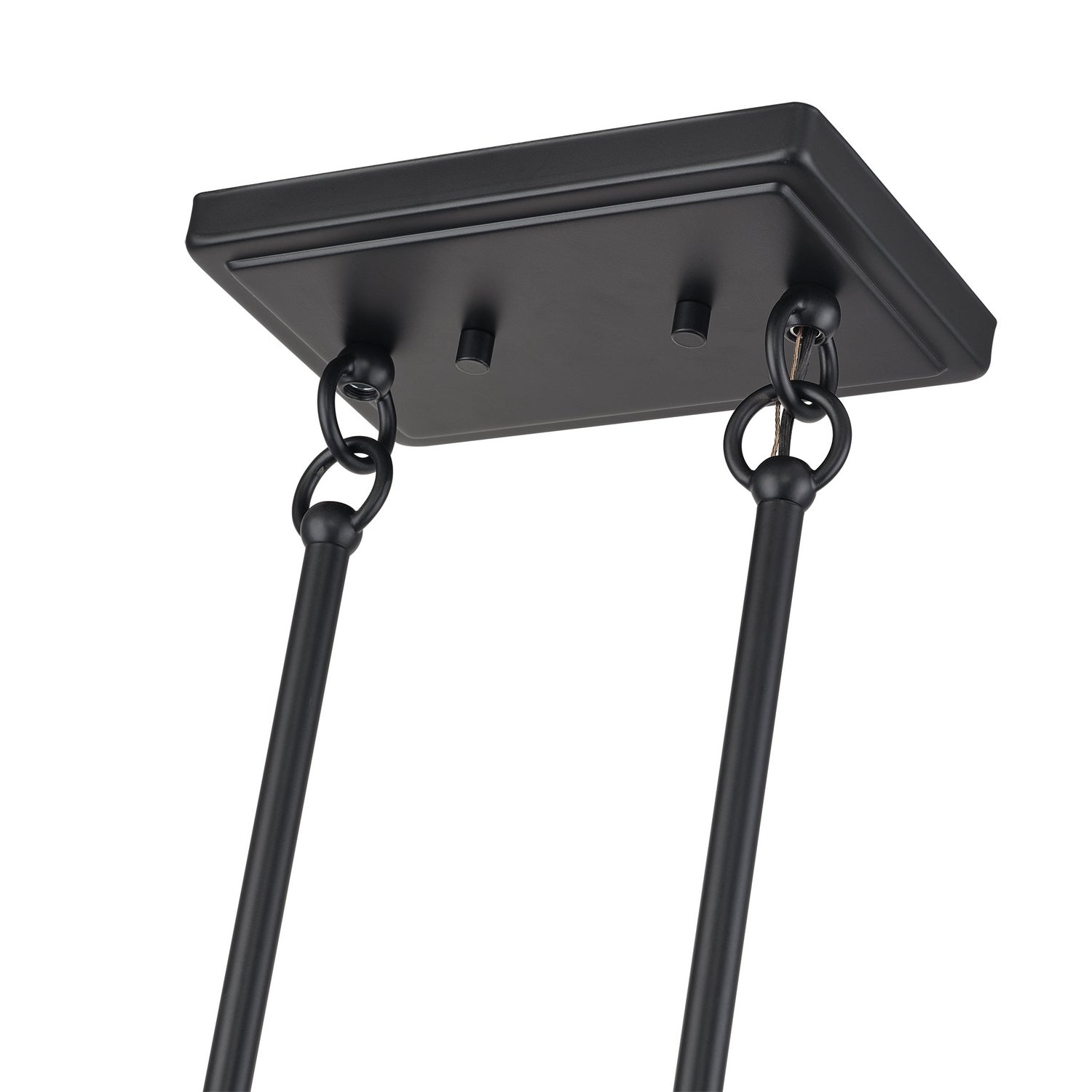 Livex Lighting - 60552-04 - Three Light Linear Chandelier - Weavington - Black