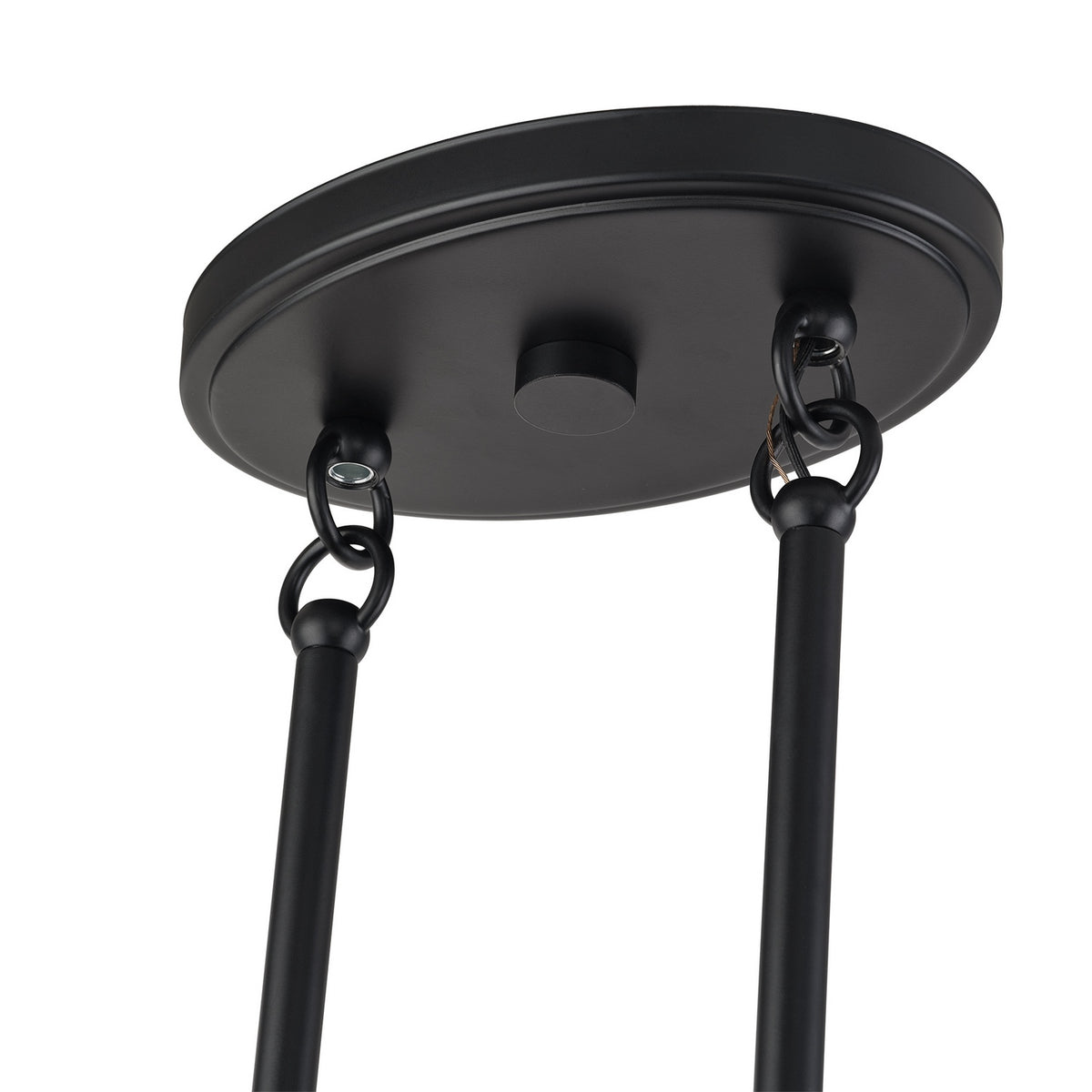 Livex Lighting - 60554-04 - Three Light Linear Chandelier - Weavington - Black