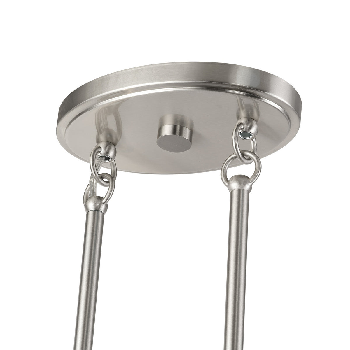 Livex Lighting - 60554-91 - Three Light Linear Chandelier - Weavington - Brushed Nickel