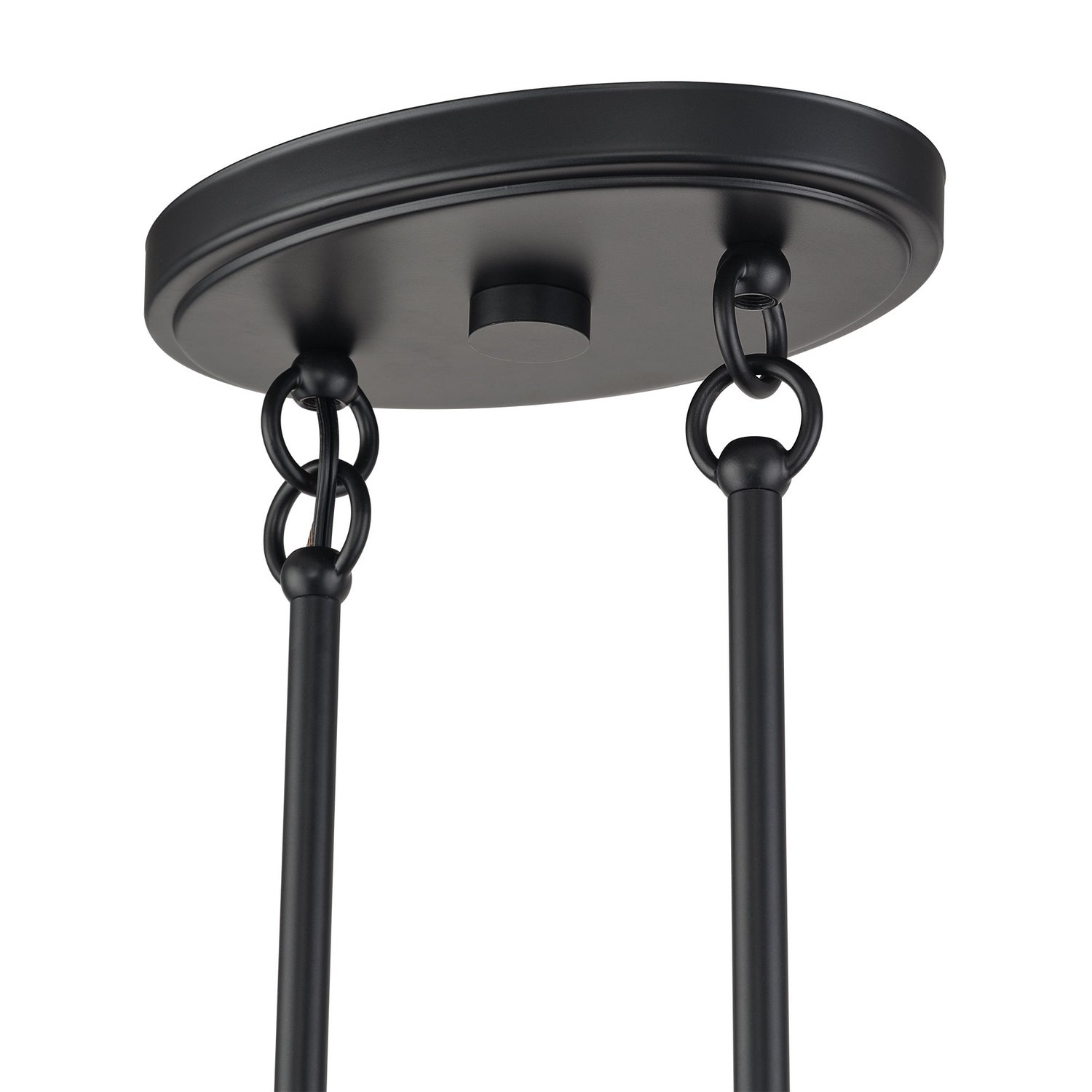 Livex Lighting - 60555-04 - Three Light Linear Chandelier - Weavington - Black