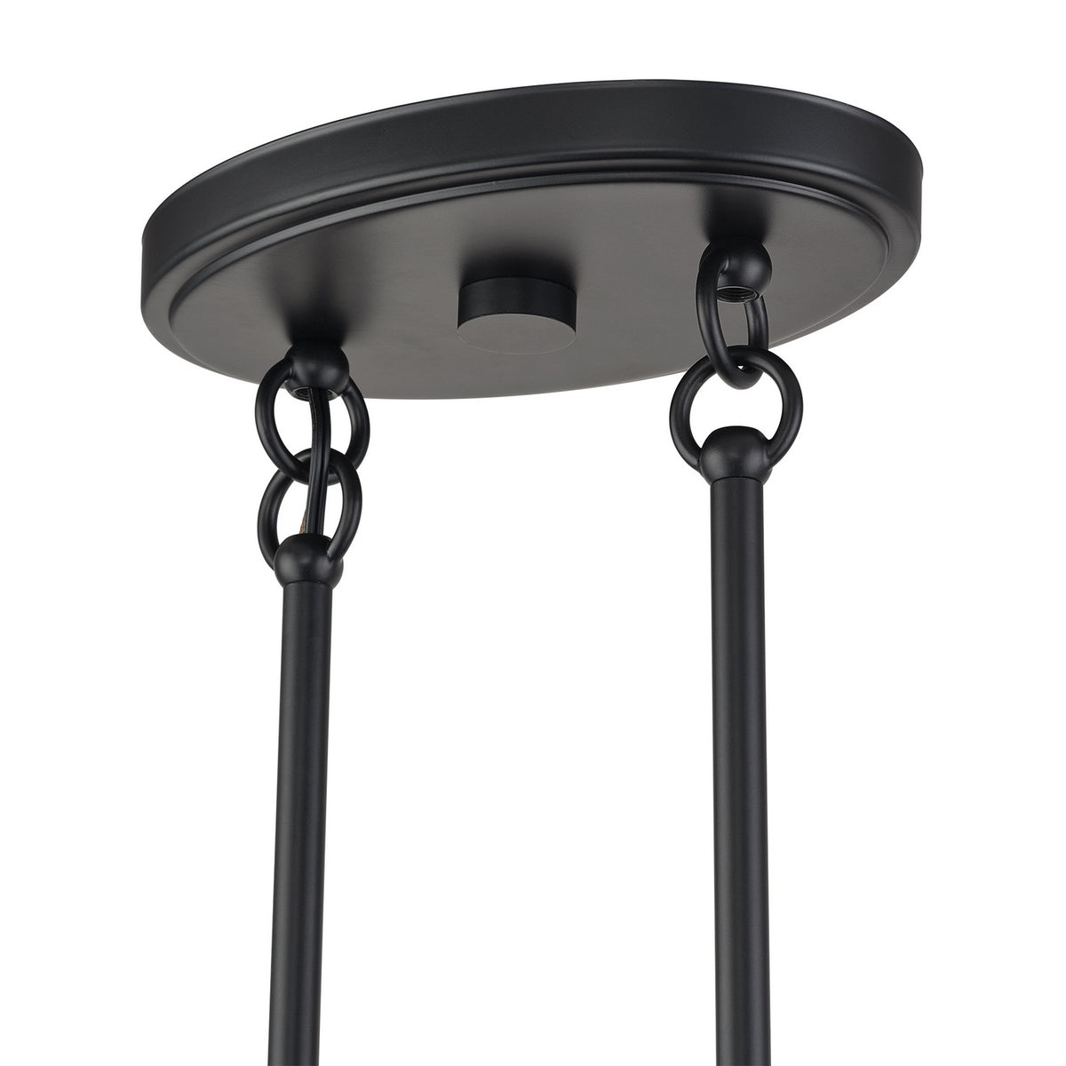 Livex Lighting - 60556-04 - Four Light Linear Chandelier - Weavington - Black