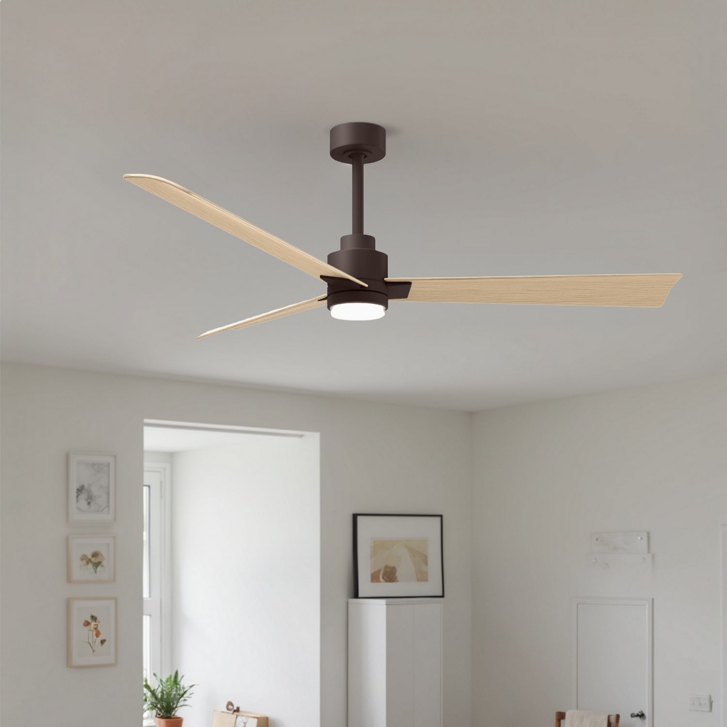 Matthews Fan Company - AKLK-TB-LM-56 - 56" Ceiling Fan - Alessandra - LK - Textured Bronze