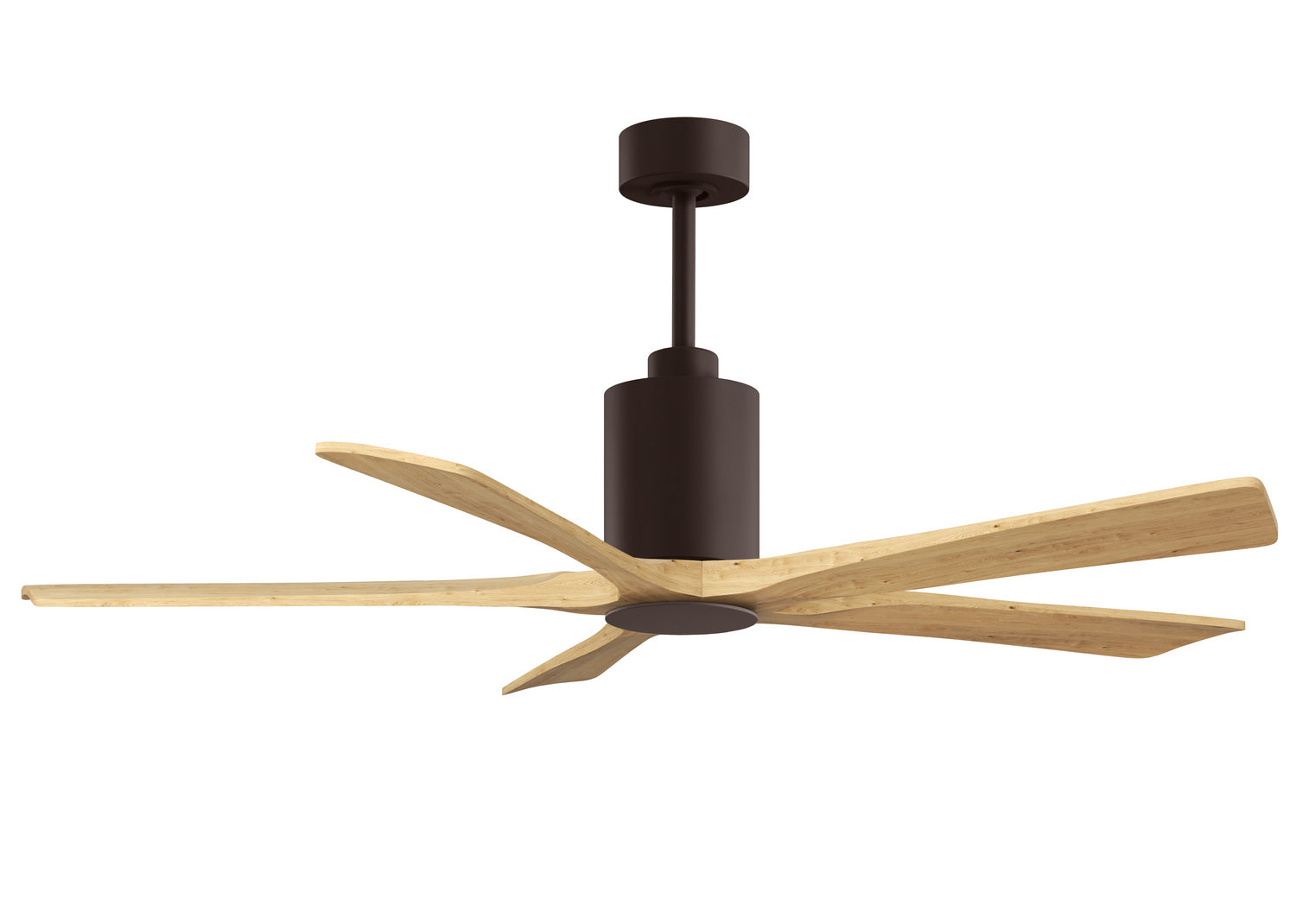 Matthews Fan Company - PA5-TB-LM-60 - 60" Ceiling Fan - Patricia-5 - Textured Bronze