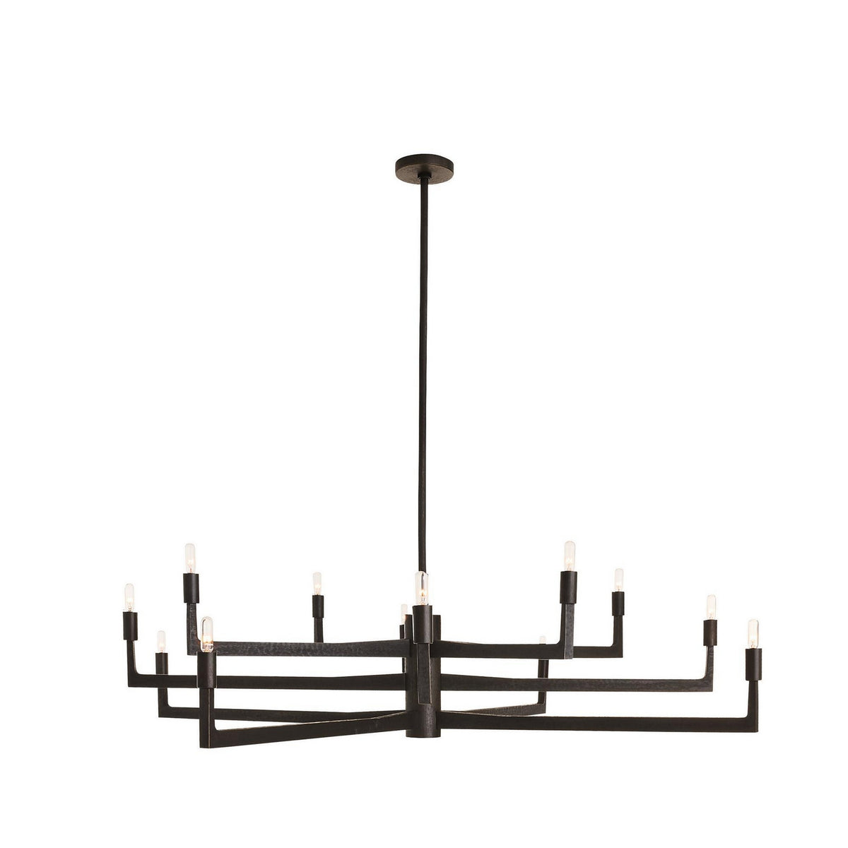 Arteriors - DLC44 - 12 Light Chandelier - Griff - English Bronze