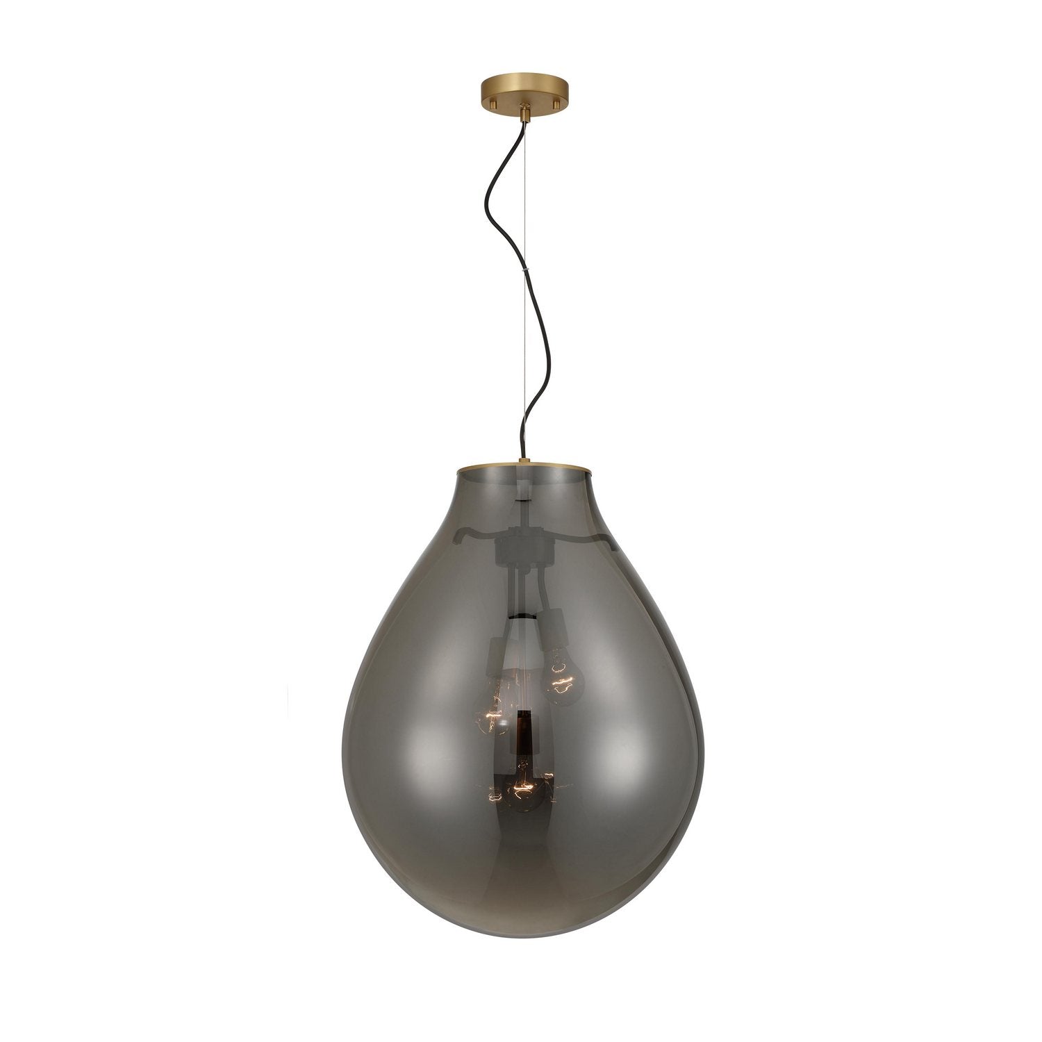 Golden - 2088-20P BCB-SMP - Three Light Pendant - Drop - Brushed Champagne Brass