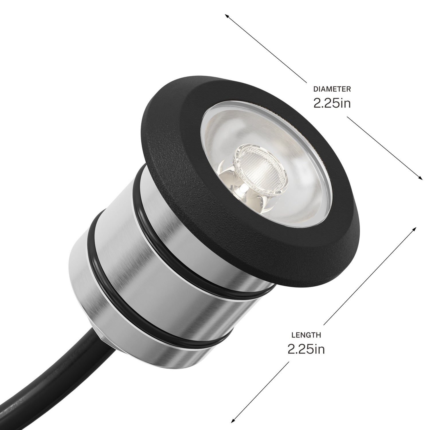 Kichler - 16141BKB27 - LED Mini All-Purpose - Landscape Led - Black Brass