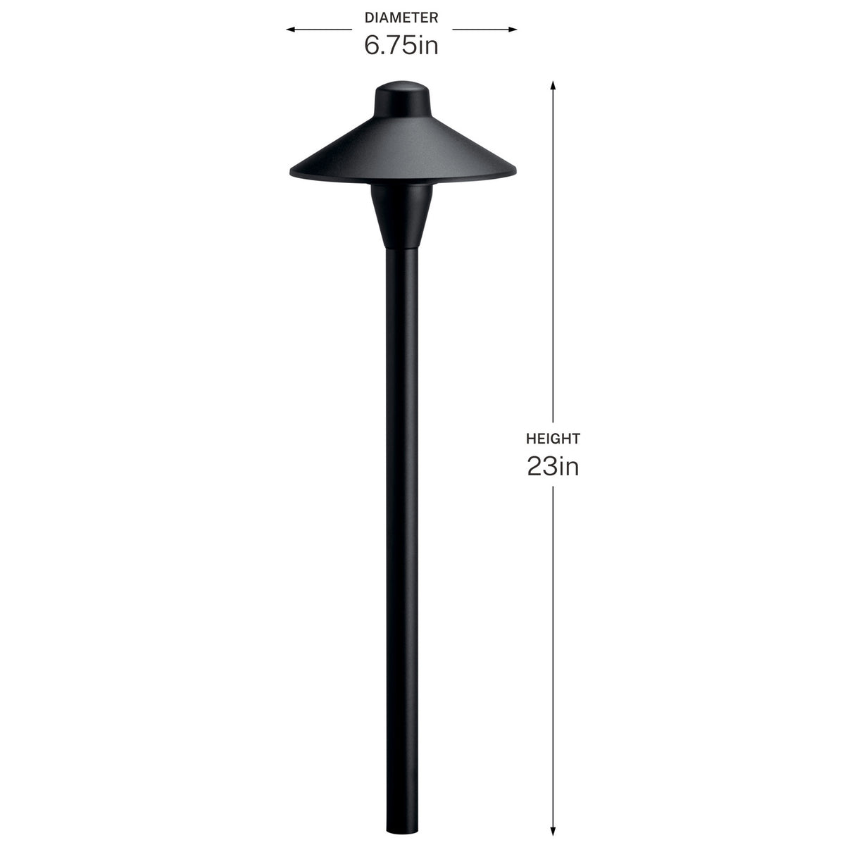 Kichler - 15478BKB - LED Path Light - Black Brass
