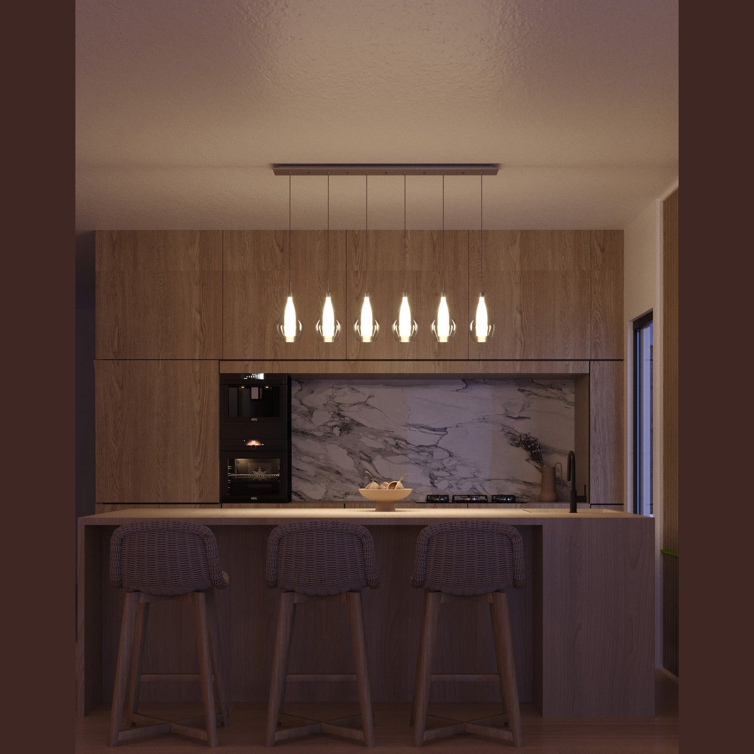 Kuzco Lighting - MP3005CH-06 - LED Pendant - Victoria - Chrome