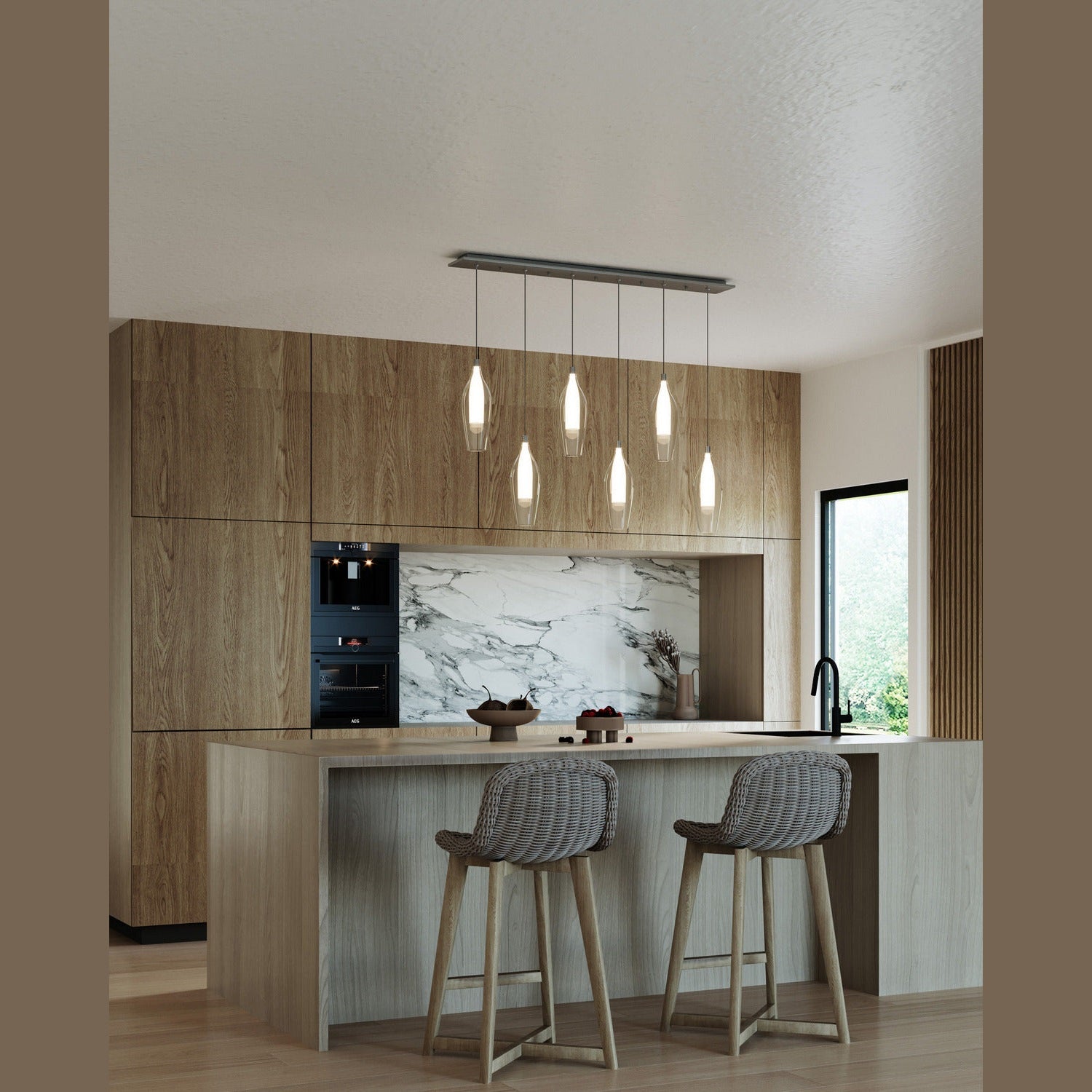 Kuzco Lighting - MP3004CH-06 - LED Pendant - Victoria - Chrome