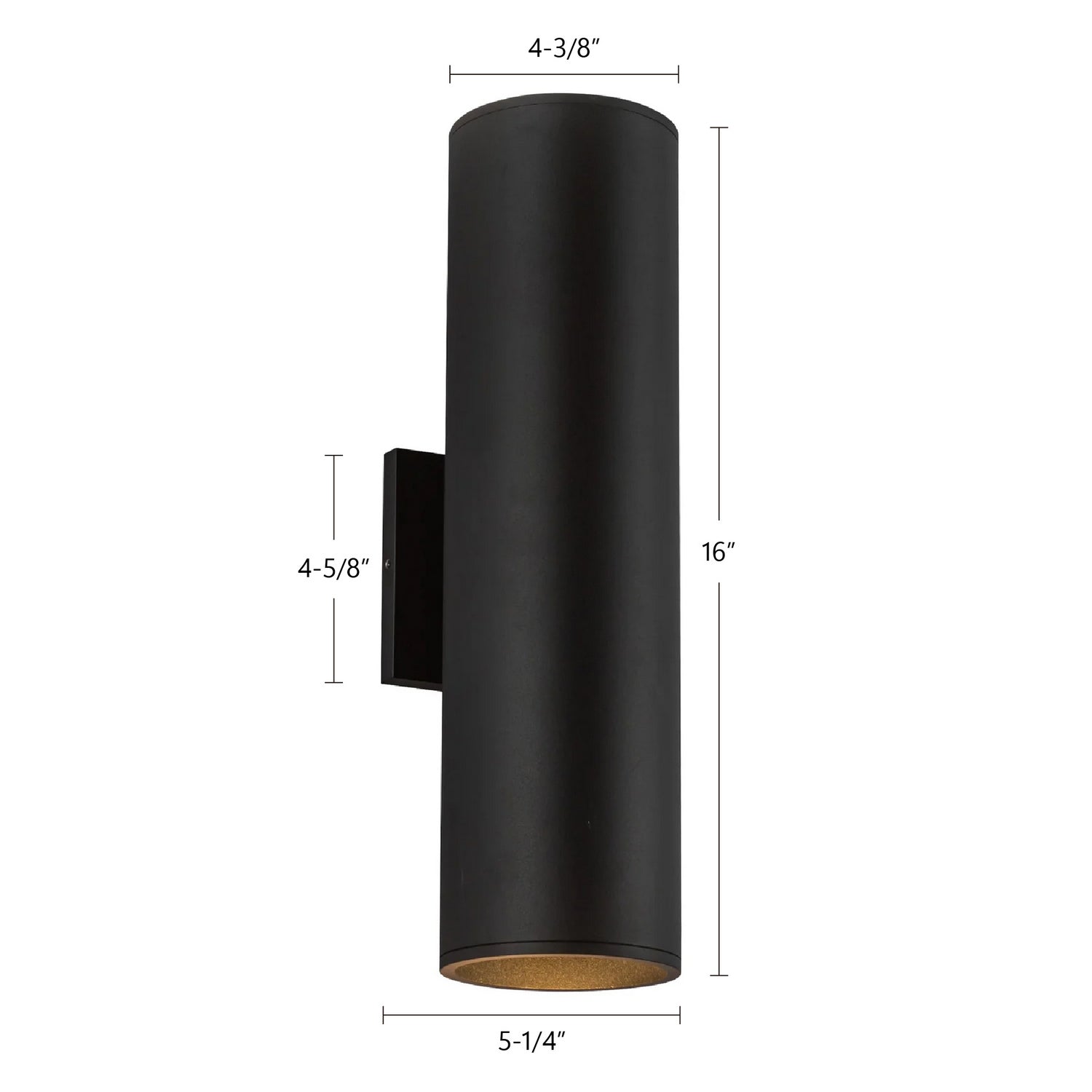 Kuzco Lighting - LD4-UD16W40-3036-BK-UNV-010 - LED Wall Sconce - Lorna - Black