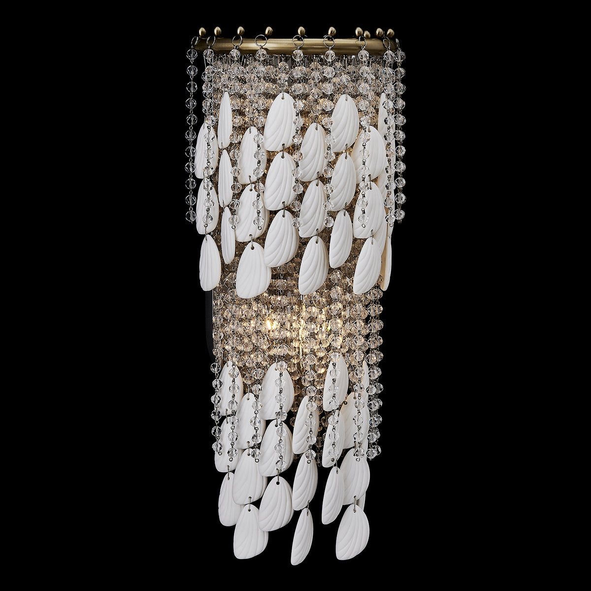 Allegri - 047321-038-FR001 - Two Light Wall Sconce - Farfalle - Brushed Champagne Gold