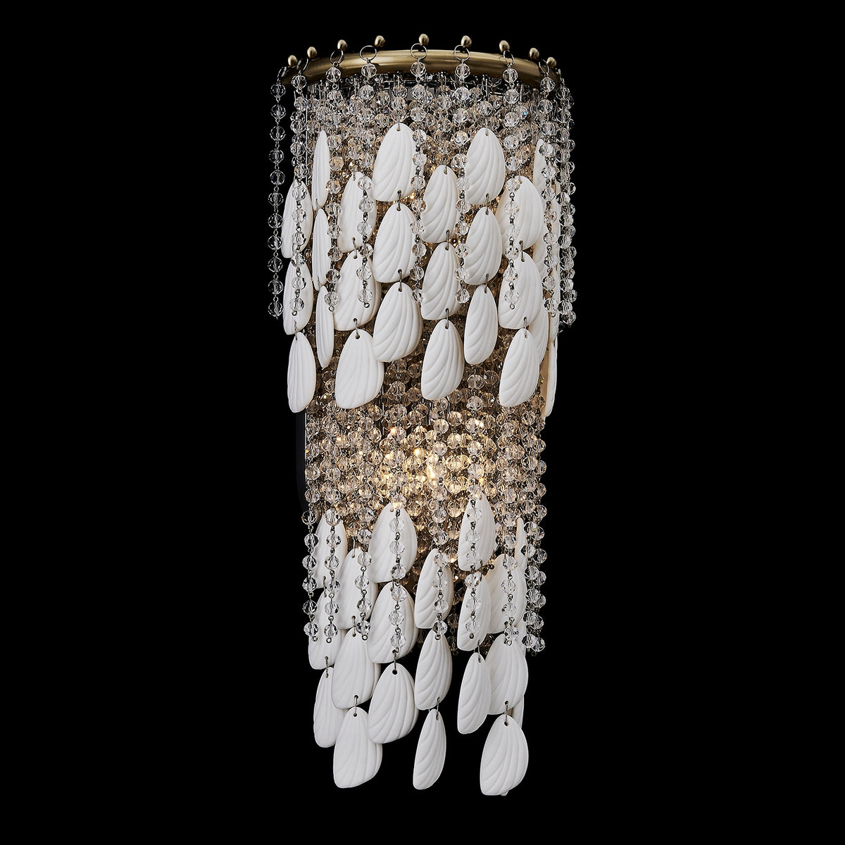 Allegri - 047321-038-FR001 - Two Light Wall Sconce - Farfalle - Brushed Champagne Gold