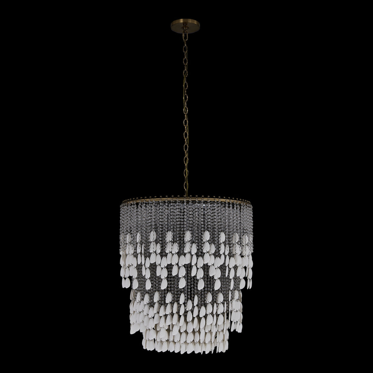Allegri - 047355-038-FR001 - 18 Light Chandelier - Farfalle - Brushed Champagne Gold