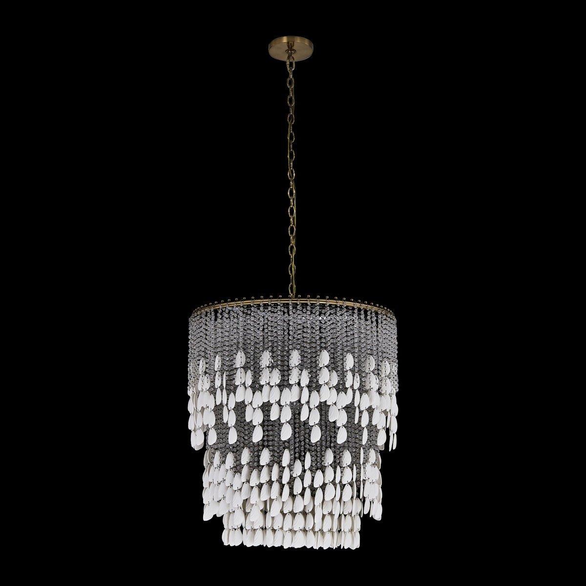 Allegri - 047355-038-FR001 - 18 Light Chandelier - Farfalle - Brushed Champagne Gold