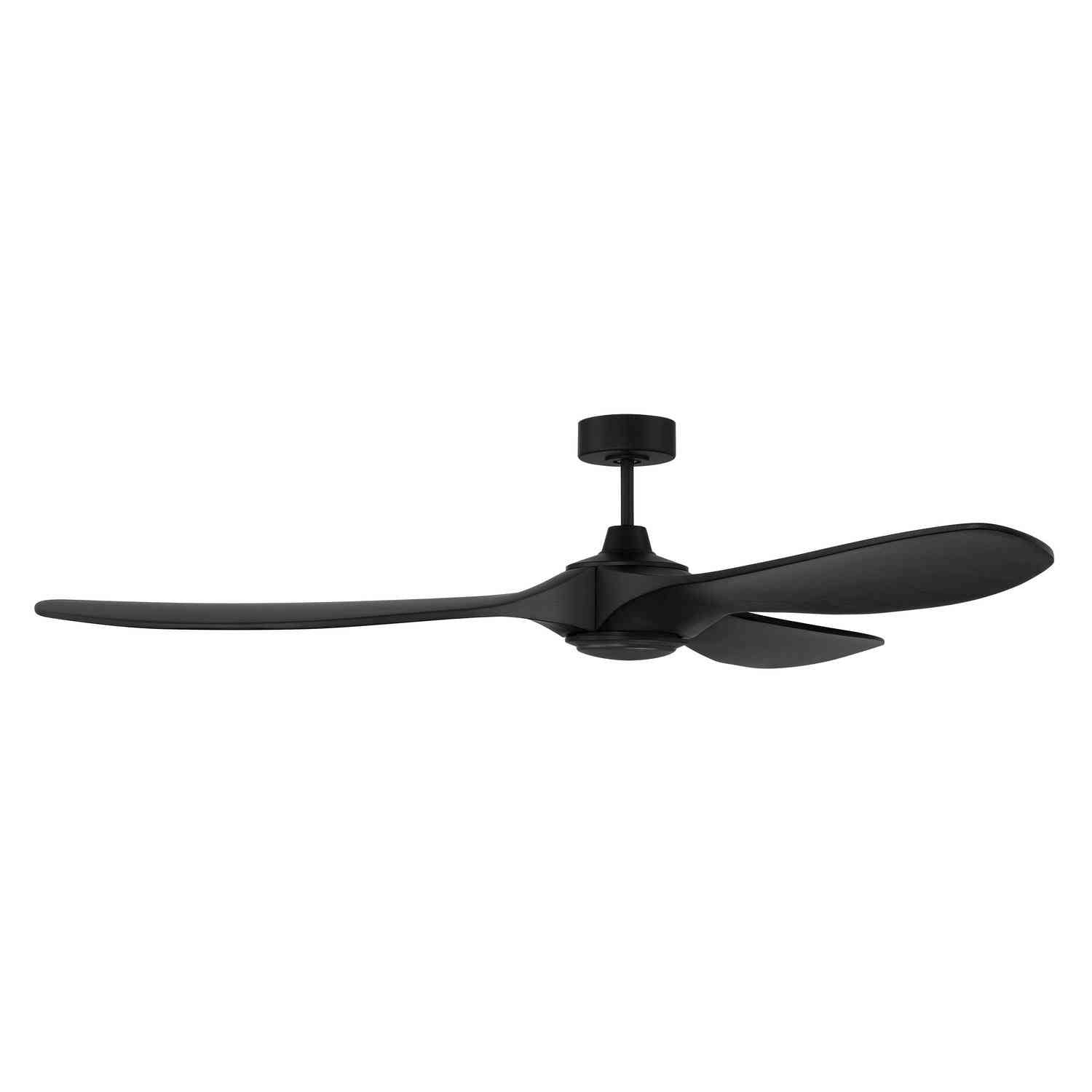 Craftmade - EVY72FB3-NWF - 72" Ceiling Fan - Envy 72" Ceiling Fan Damp Rated no Wifi - Flat Black
