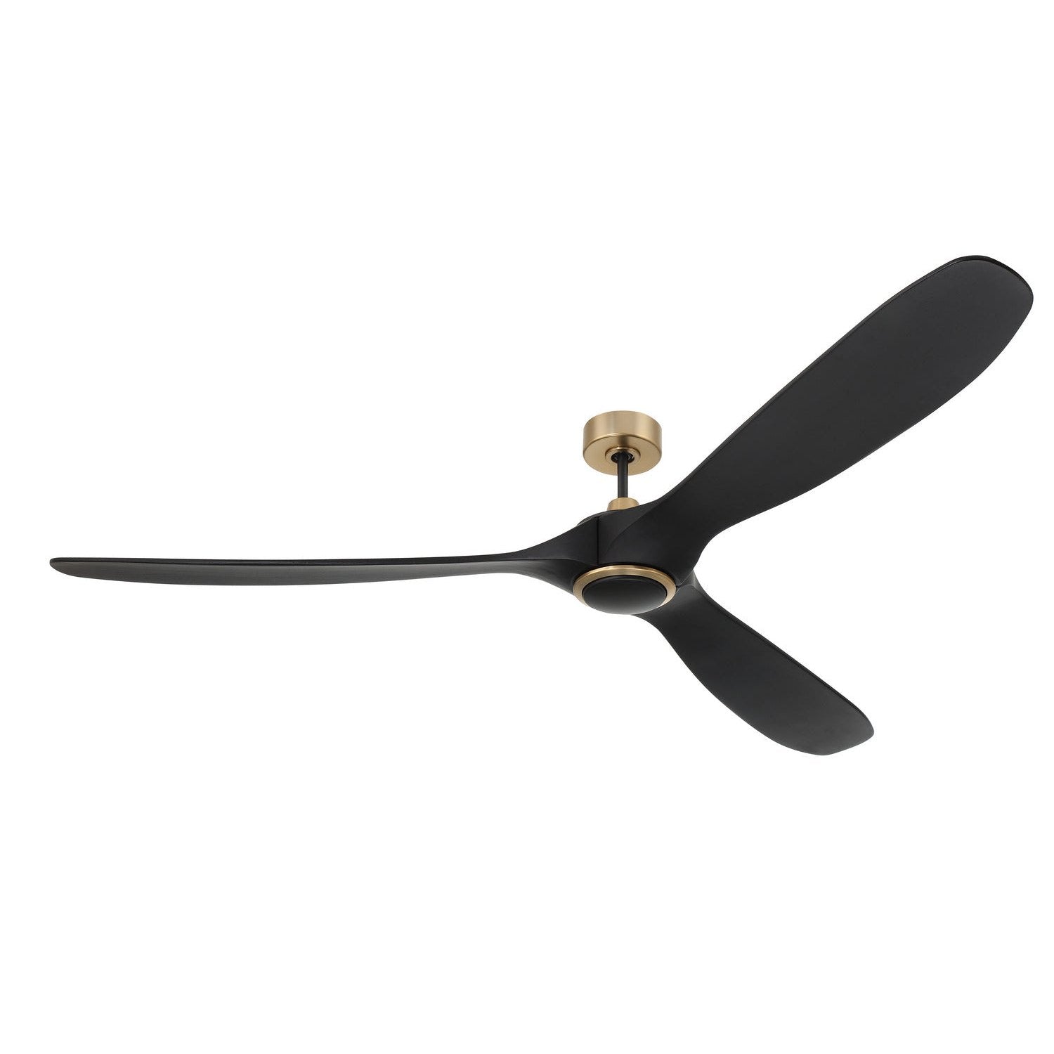 Craftmade - EVY72FBSB3-NWF - 72" Ceiling Fan - Envy 72" Ceiling Fan no Wifi - Flat Black/Satin Brass