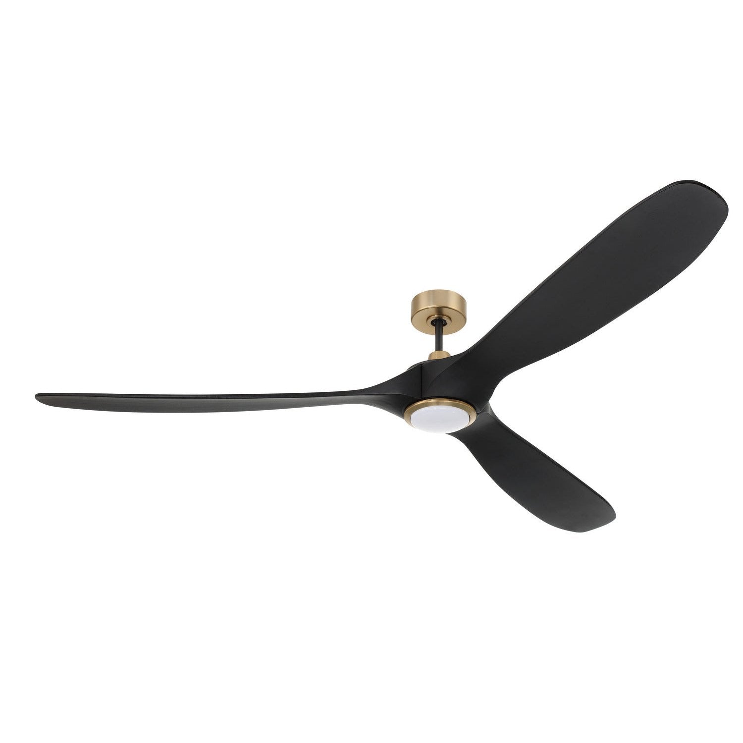 Craftmade - EVY72FBSB3-NWF - 72" Ceiling Fan - Envy 72" Ceiling Fan no Wifi - Flat Black/Satin Brass