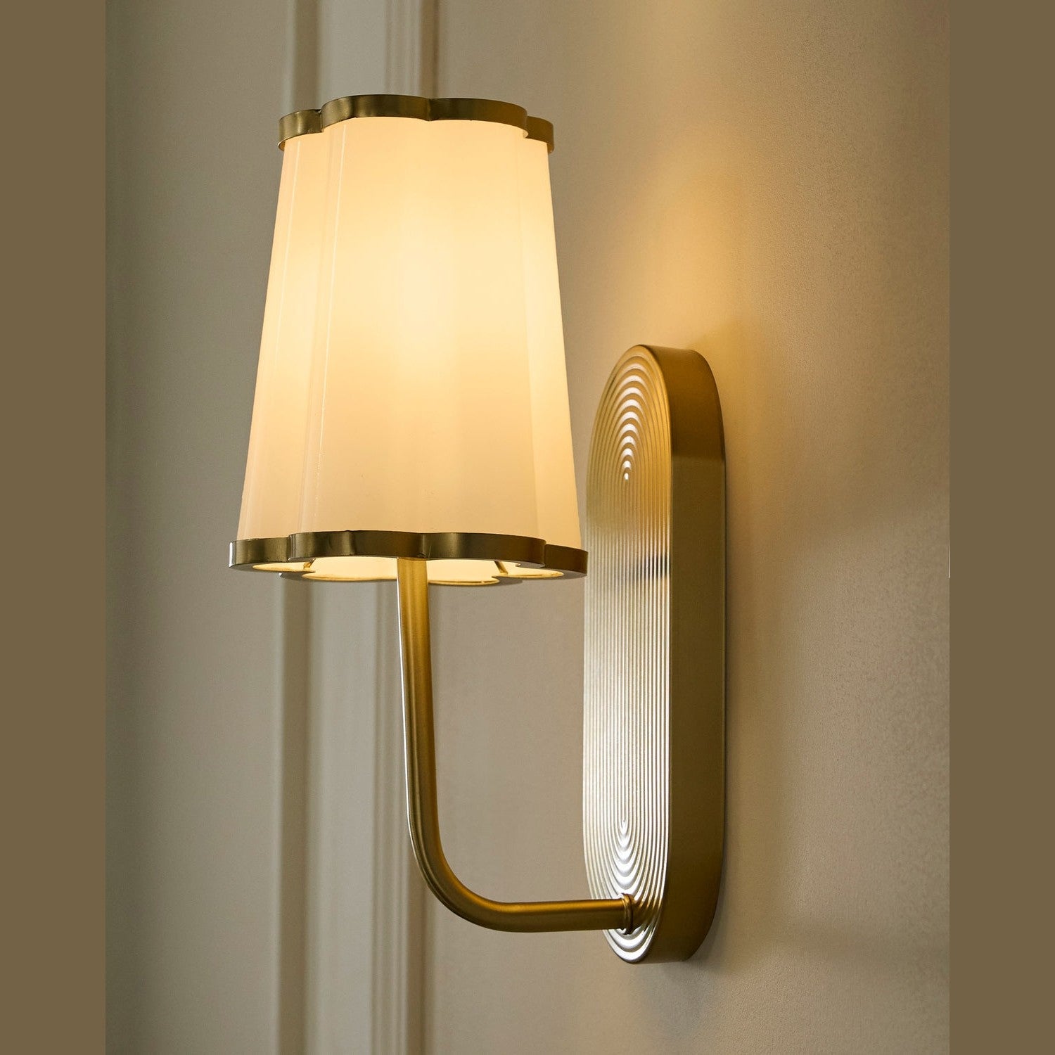 Quorum - 5229-1-80 - One Light Wall Mount - Belinder - Aged Brass