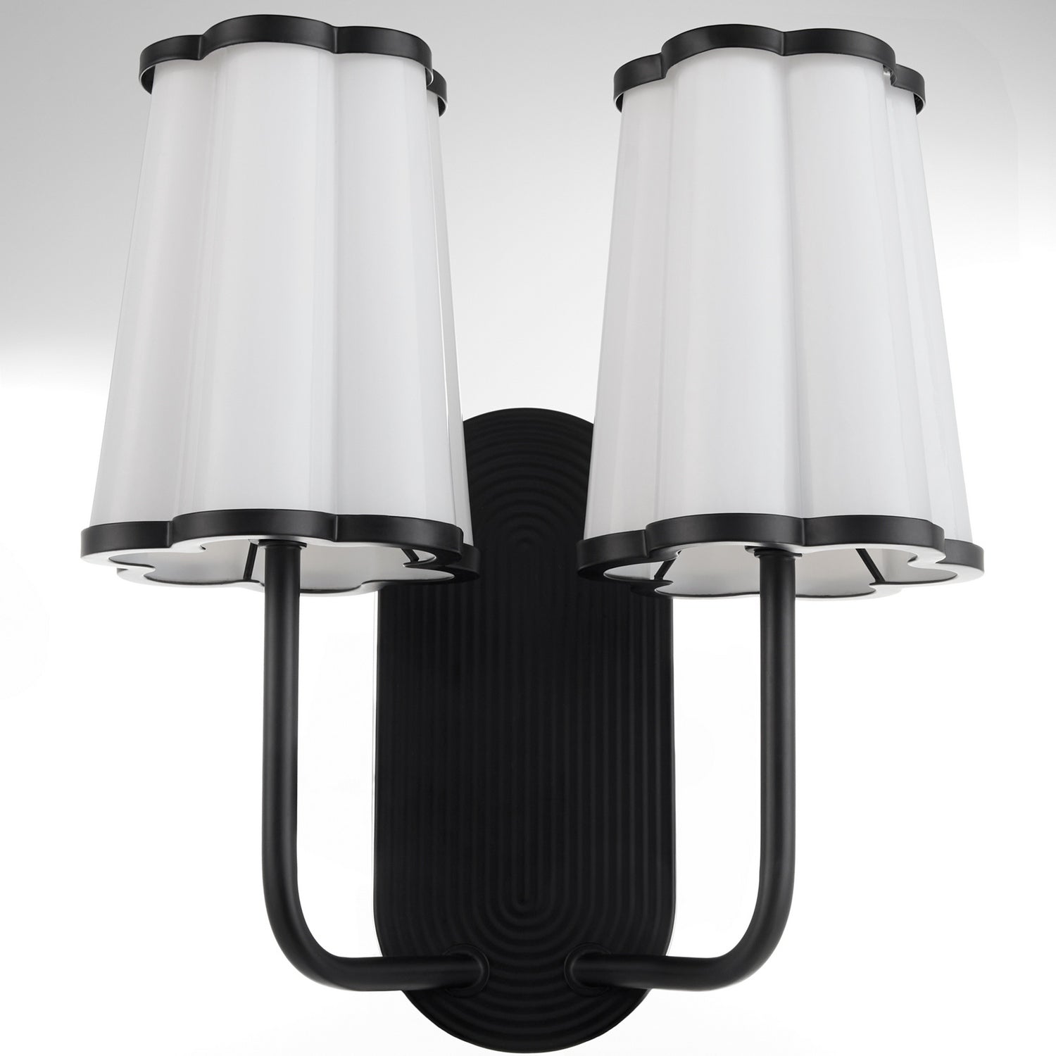 Quorum - 5229-2-59 - Two Light Wall Mount - Belinder - Matte Black