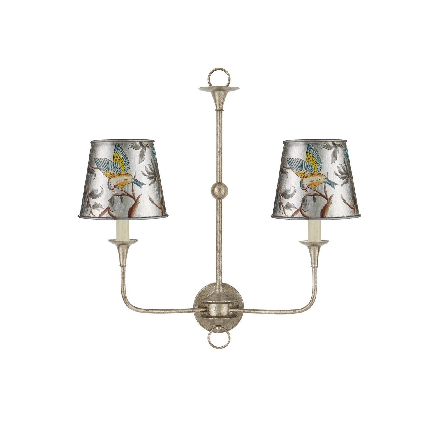 Currey and Company - 0900-0068 - Chandelier Shade - Victoria - Silver