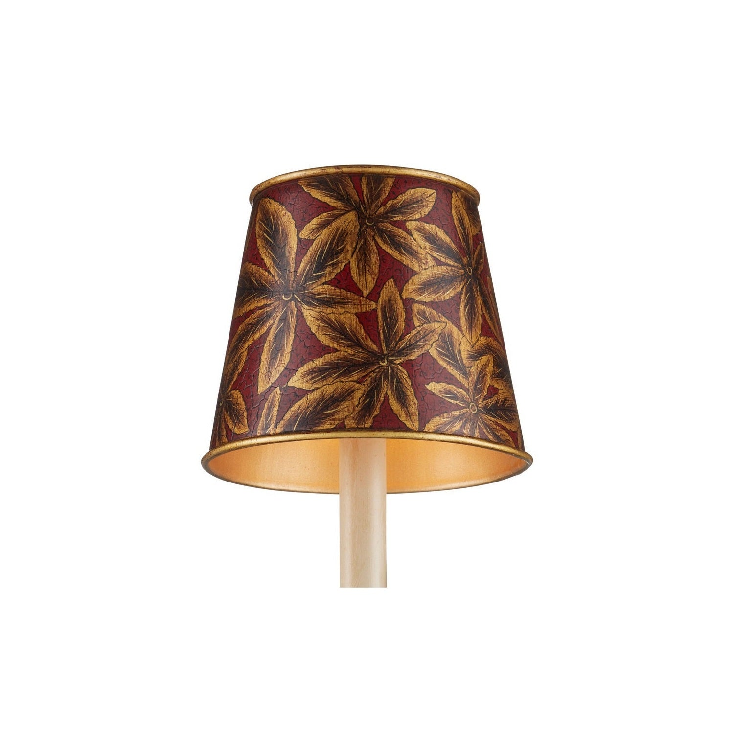 Currey and Company - 0900-0070 - Chandelier Shade - Castagno - Gold/Red